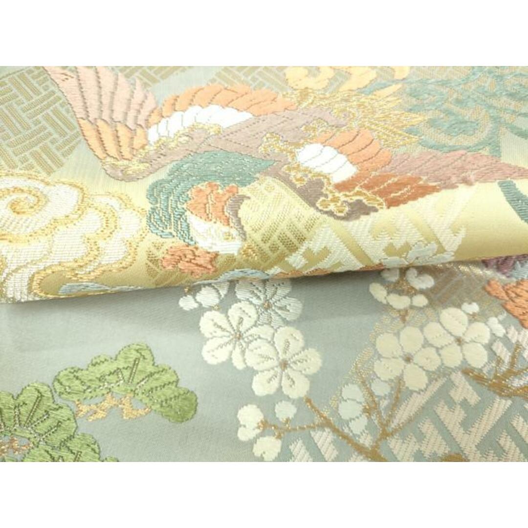 平和屋着物□六通柄袋帯 唐織 鳳凰草花文 金銀糸 正絹 逸品 平和屋着物□六通柄袋帯 唐織 鳳凰草花文 金銀糸 正絹 逸品
