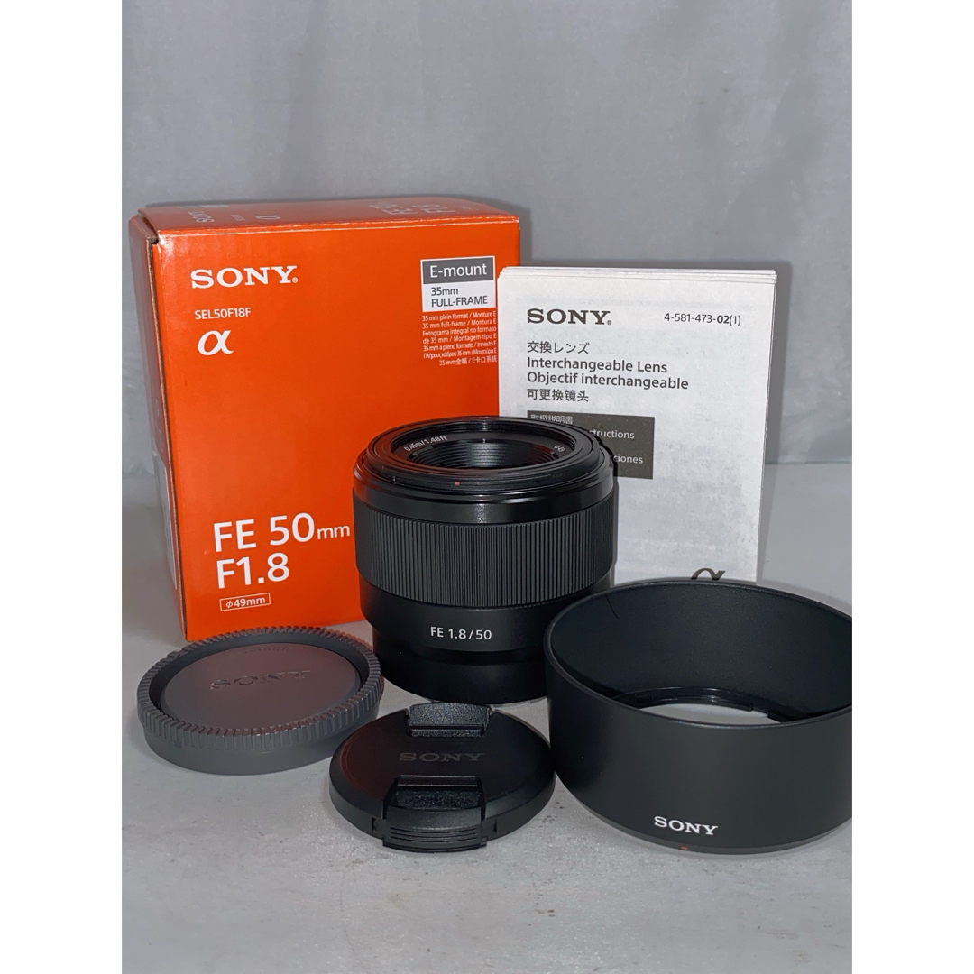 SONY - 【美品】SONY FE 50mm F1.8 SEL50F18F Eマウントの通販 SONY - 【美品】SONY FE 50mm F1.8 SEL50F18F Eマウントの通販