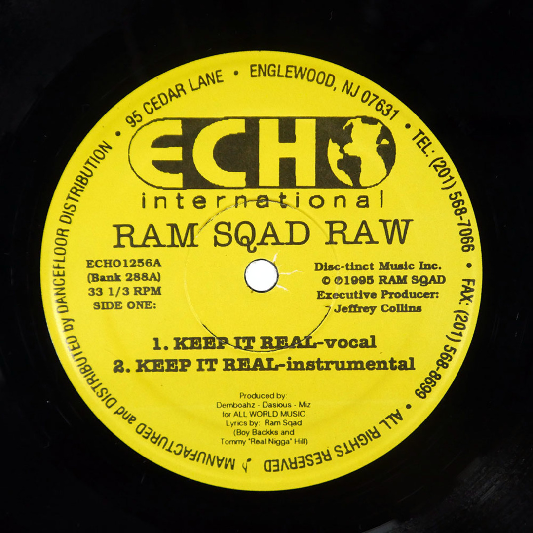 US盤 RAM SQUAD/KEEP IT REAL / WHEN & WHERE/ECHO ECHO1256 12 エンタメ/ホビーのエンタメ その他(その他)の商品写真