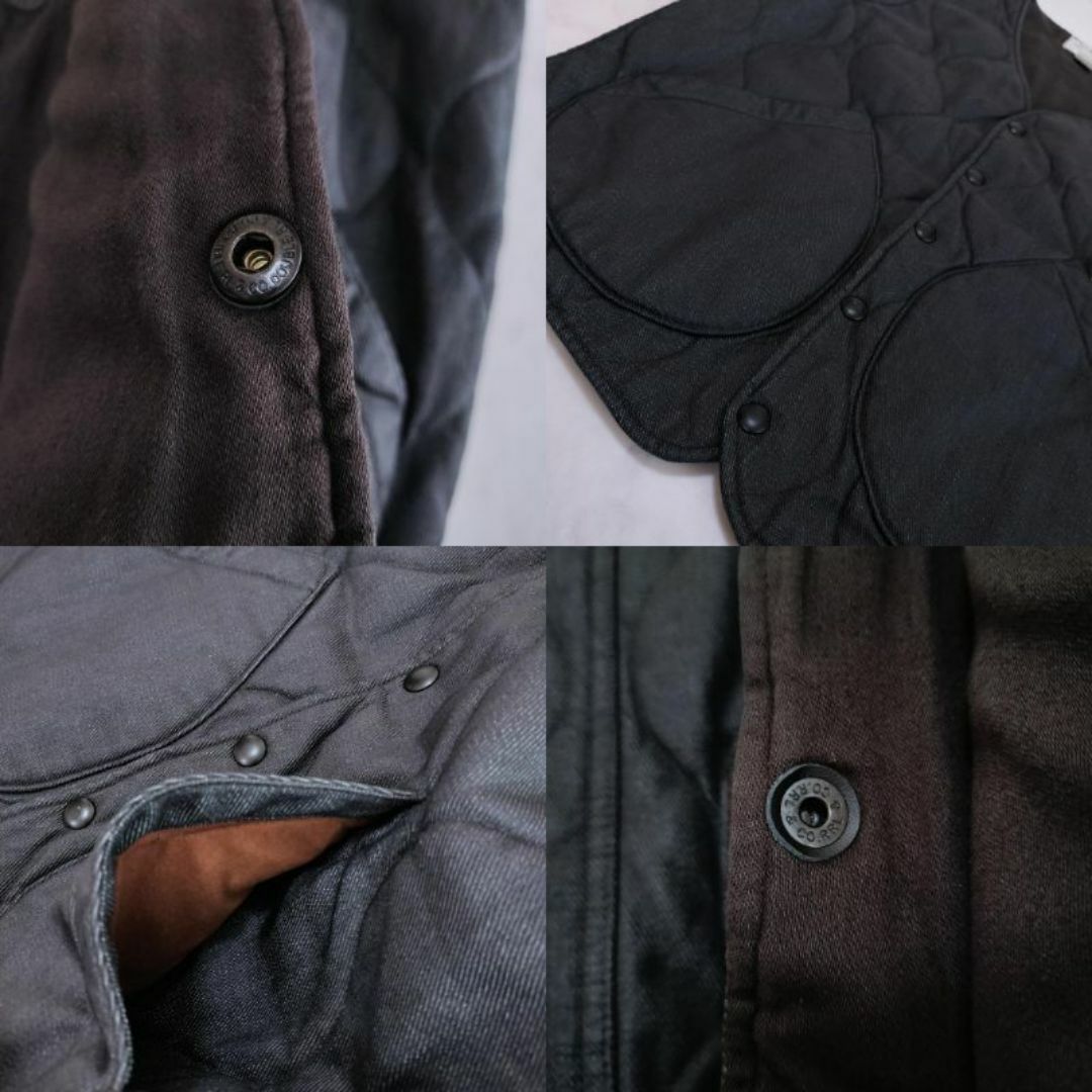 RRL - 定価10万以上 RRL キルテッドインディゴ デニム ベスト S RRL - 定価10万以上 RRL キルテッドインディゴ デニム ベスト S