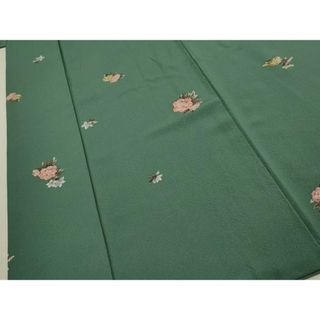 平和屋着物■上質な小紋　舞花文　正絹　逸品　DAAO6939cd(着物)