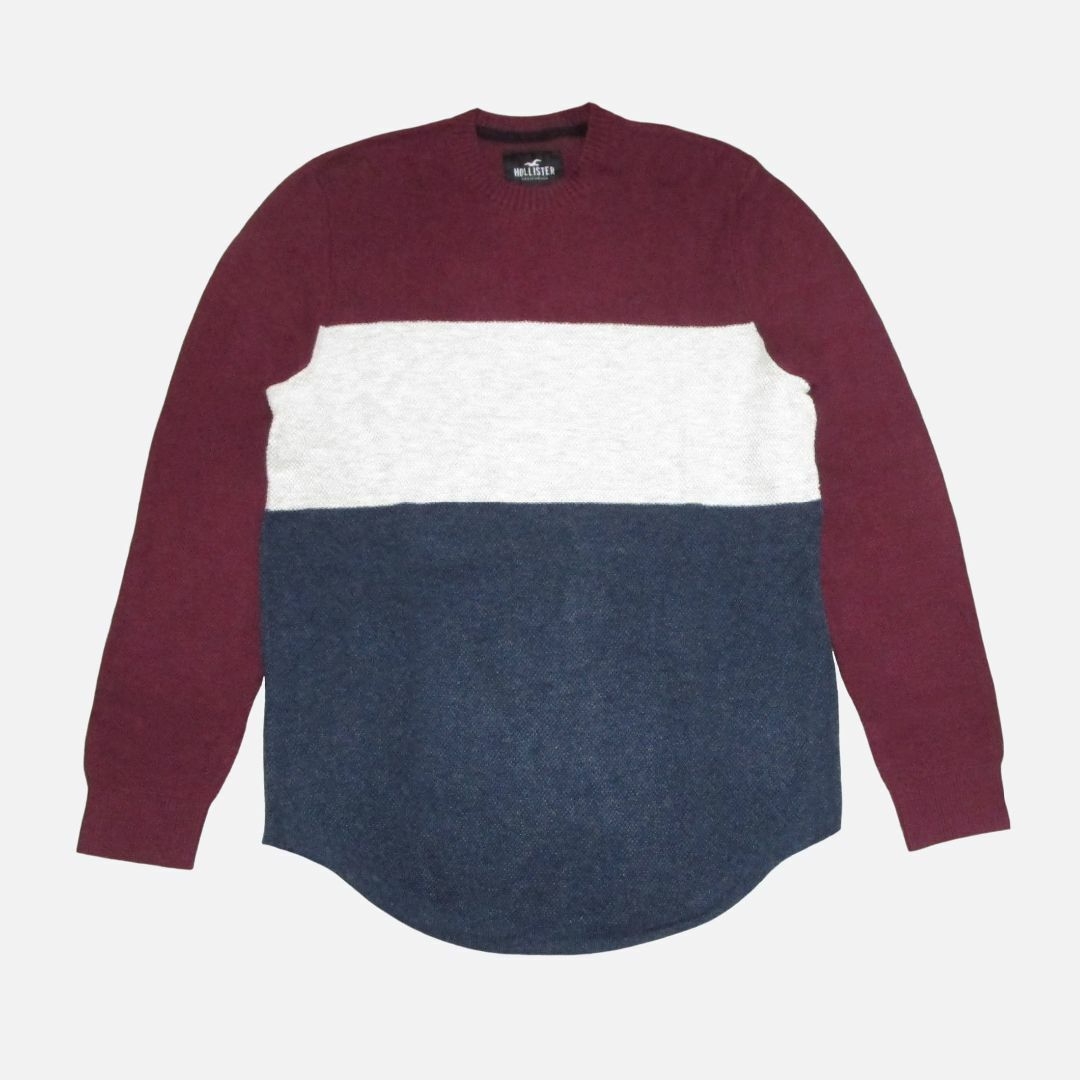 Hollister - ☆新品☆ホリスター☆切替クルーネックセーター Hollister - ☆新品☆ホリスター☆切替クルーネックセーター