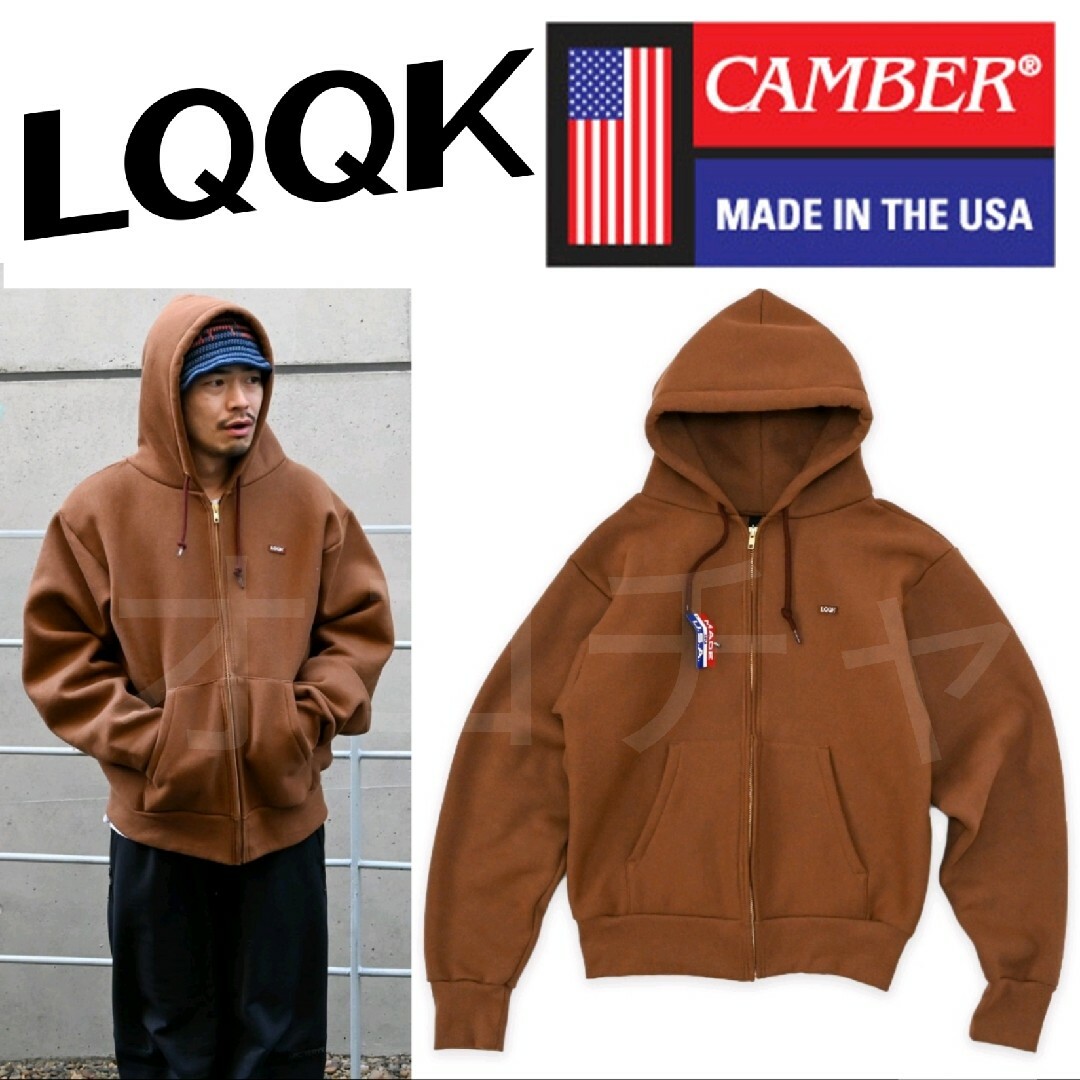 LQQK Studio Signature Zipup Hoodyパーカーの通販 by オコチャ LQQK Studio Signature Zipup Hoodyパーカーの通販 by オコチャ