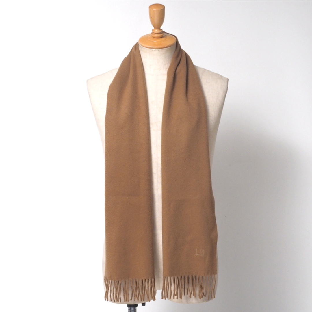 Dunhill - Dunhill ダンヒル マフラー 総カシミヤ フリンジ Dunhill - Dunhill ダンヒル マフラー 総カシミヤ フリンジ
