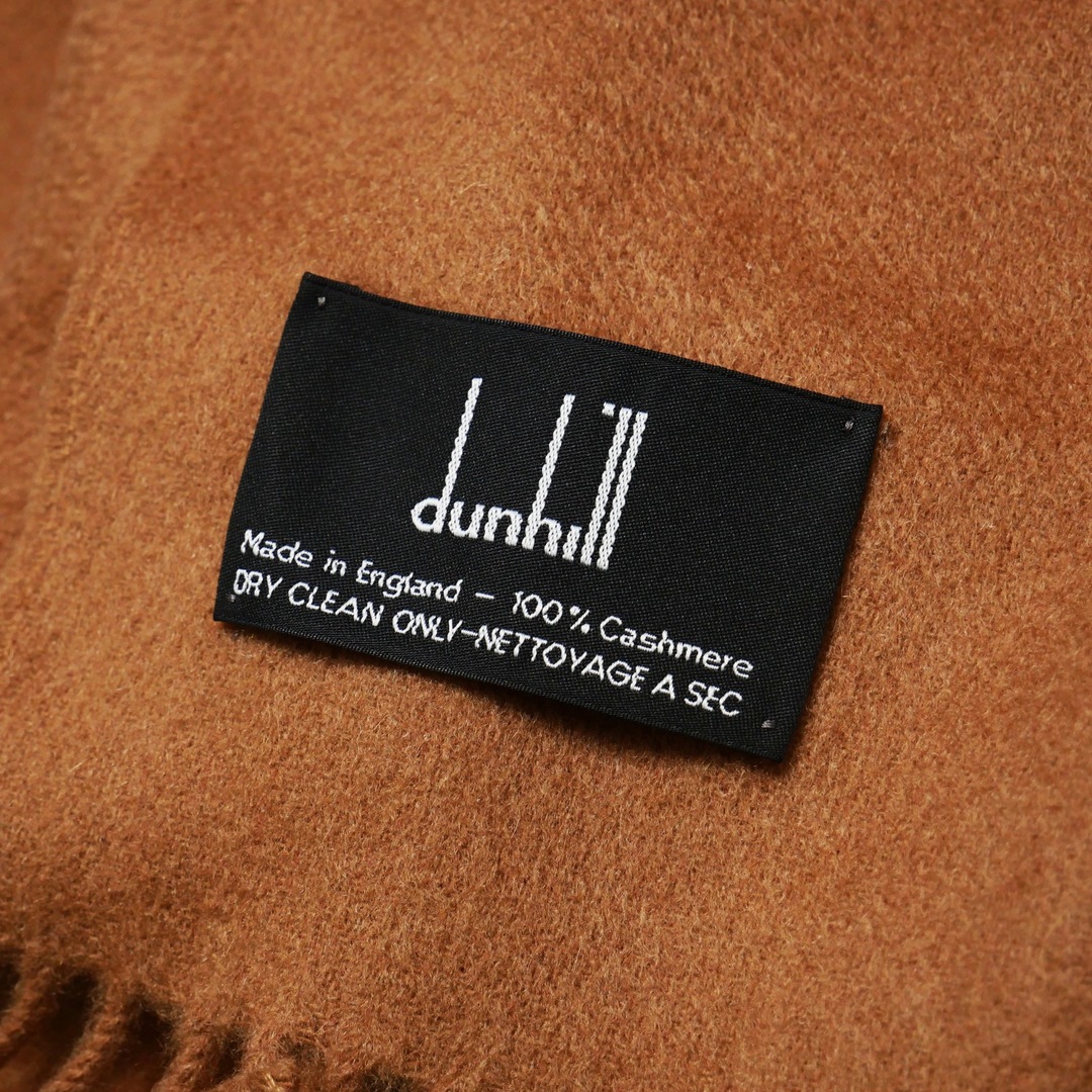 Dunhill - Dunhill ダンヒル マフラー 総カシミヤ フリンジ Dunhill - Dunhill ダンヒル マフラー 総カシミヤ フリンジ