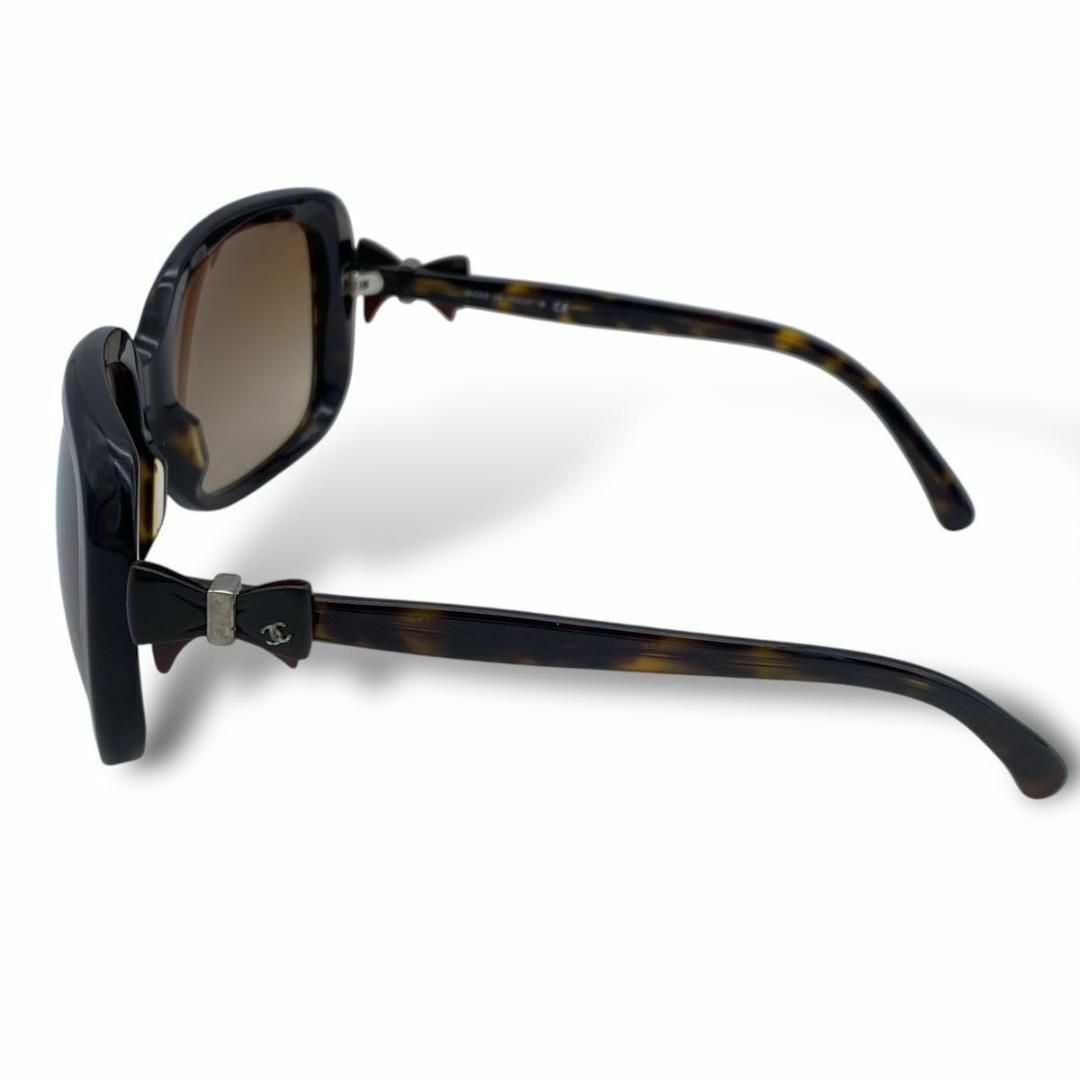 CHANEL - 【美品】 CHANEL sunglasses リボン ブラウン 付属品 CHANEL - 【美品】 CHANEL sunglasses リボン ブラウン 付属品