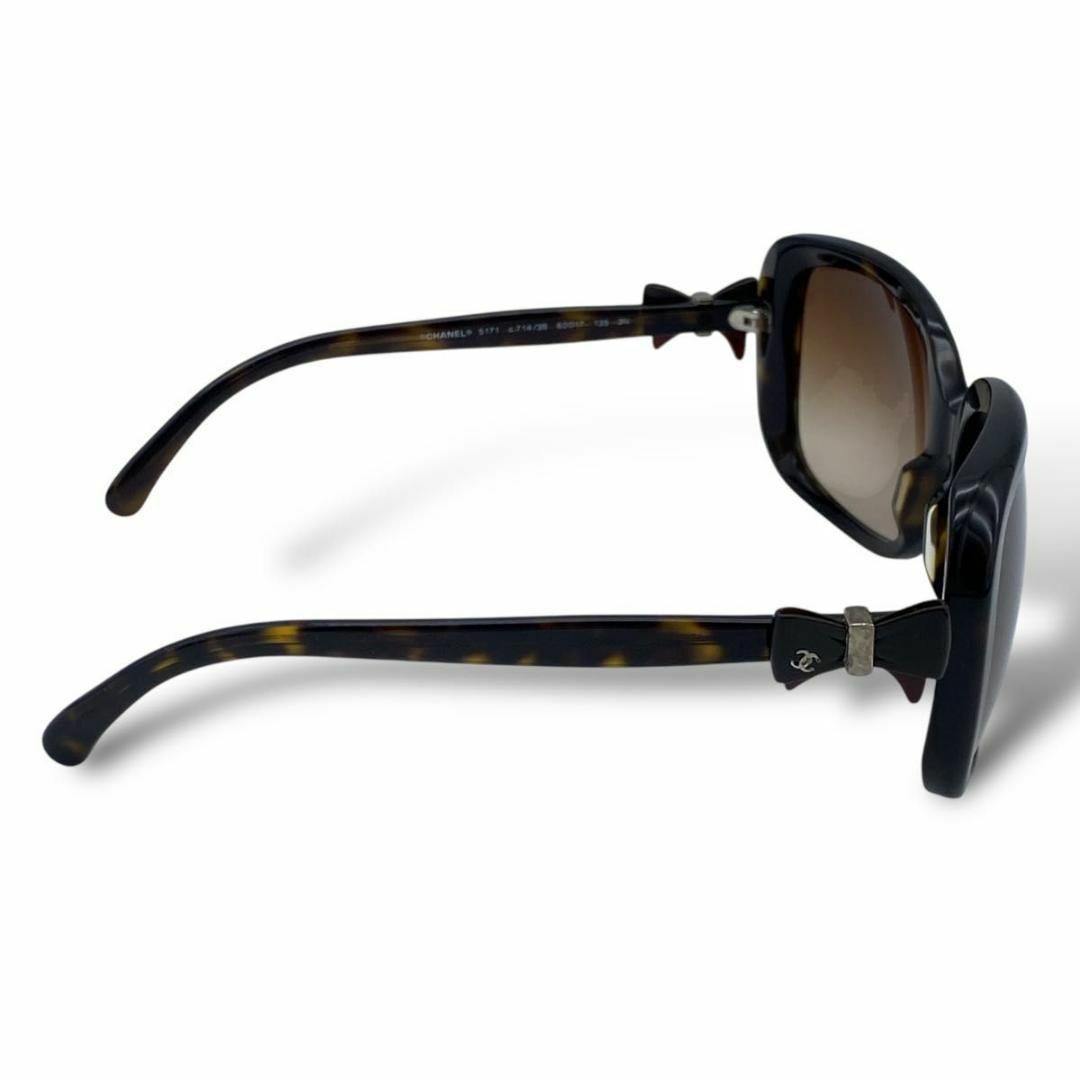 CHANEL - 【美品】 CHANEL sunglasses リボン ブラウン 付属品 CHANEL - 【美品】 CHANEL sunglasses リボン ブラウン 付属品