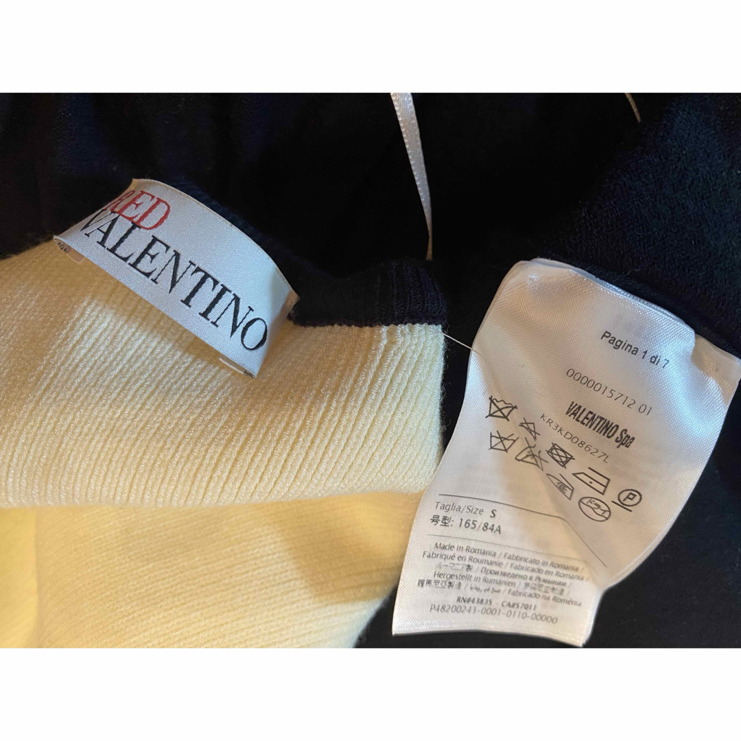 RED VALENTINO - RED valentino フリル 膝丈ワンピースの通販 by RED VALENTINO - RED valentino フリル 膝丈ワンピースの通販 by