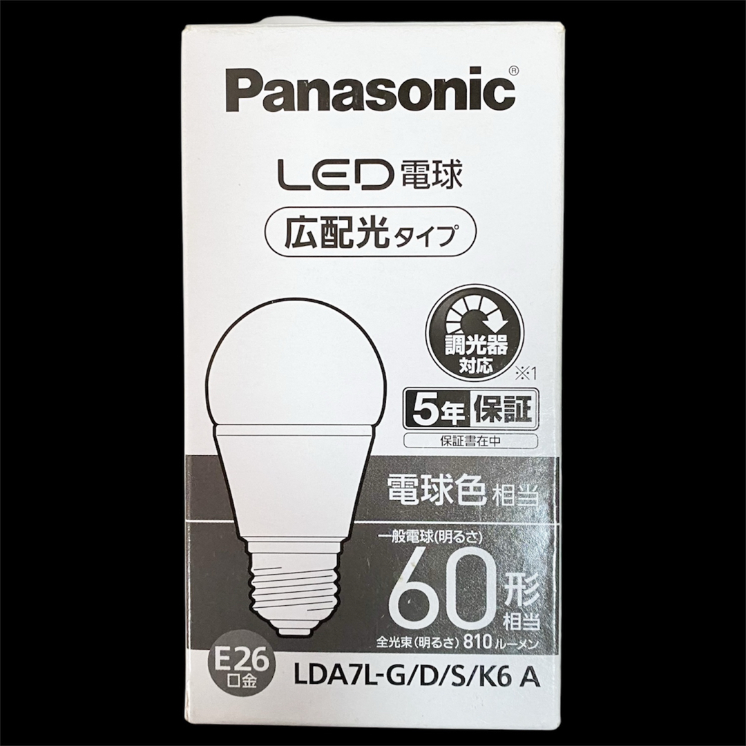 Panasonic - Panasonic パナソニック LED 電球 広配光 電球色 調 Panasonic - Panasonic パナソニック LED 電球 広配光 電球色 調