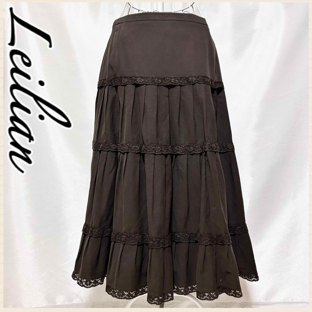 leilian - 美品 Leilian レリアン スカート ロングスカート leilian - 美品 Leilian レリアン スカート ロングスカート
