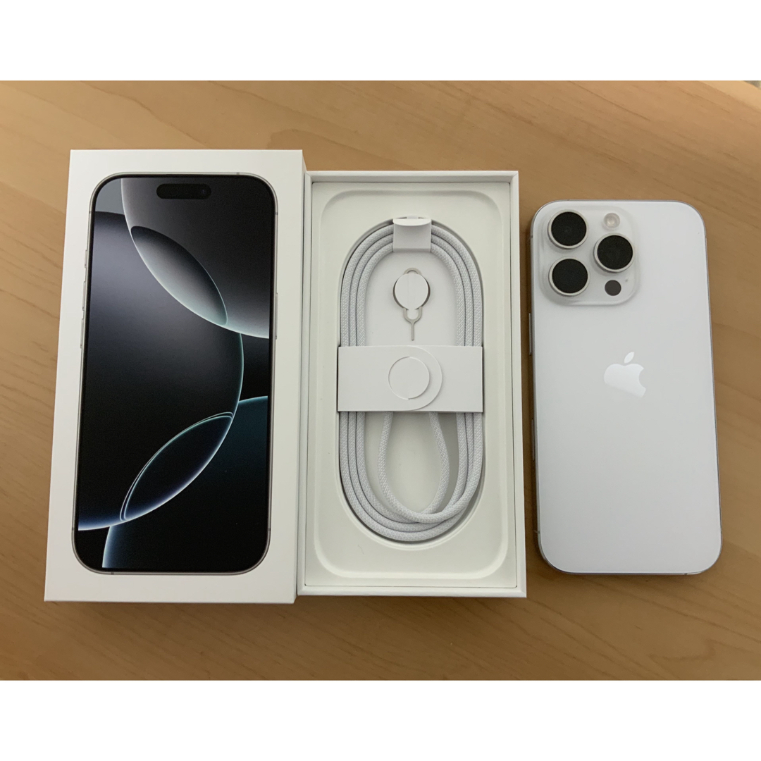 Apple - iPhone16 Pro 256GB ホワイトチタニウムの通販 by さわ Apple - iPhone16 Pro 256GB ホワイトチタニウムの通販 by さわ