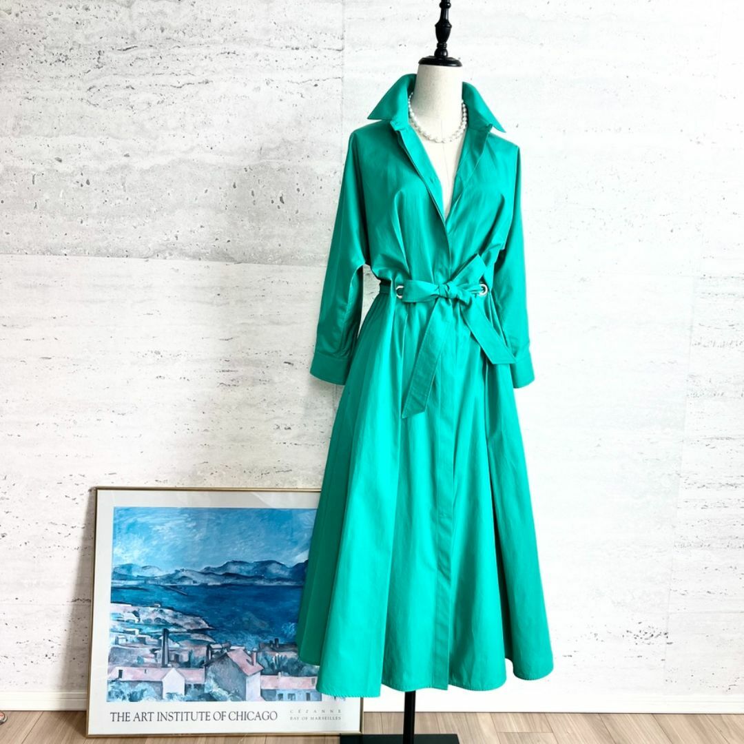 Max Mara - 新品タグ付☆MAXMARA☆白タグ☆ベルト付☆ロング Max Mara - 新品タグ付☆MAXMARA☆白タグ☆ベルト付☆ロング