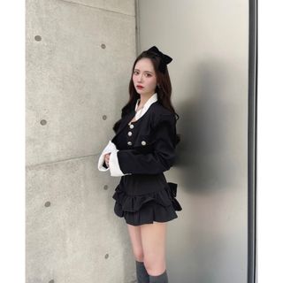 nest Robe - ネストローブ ウールシルクネップジャケット ワン nest Robe - ネストローブ ウールシルクネップジャケット ワン