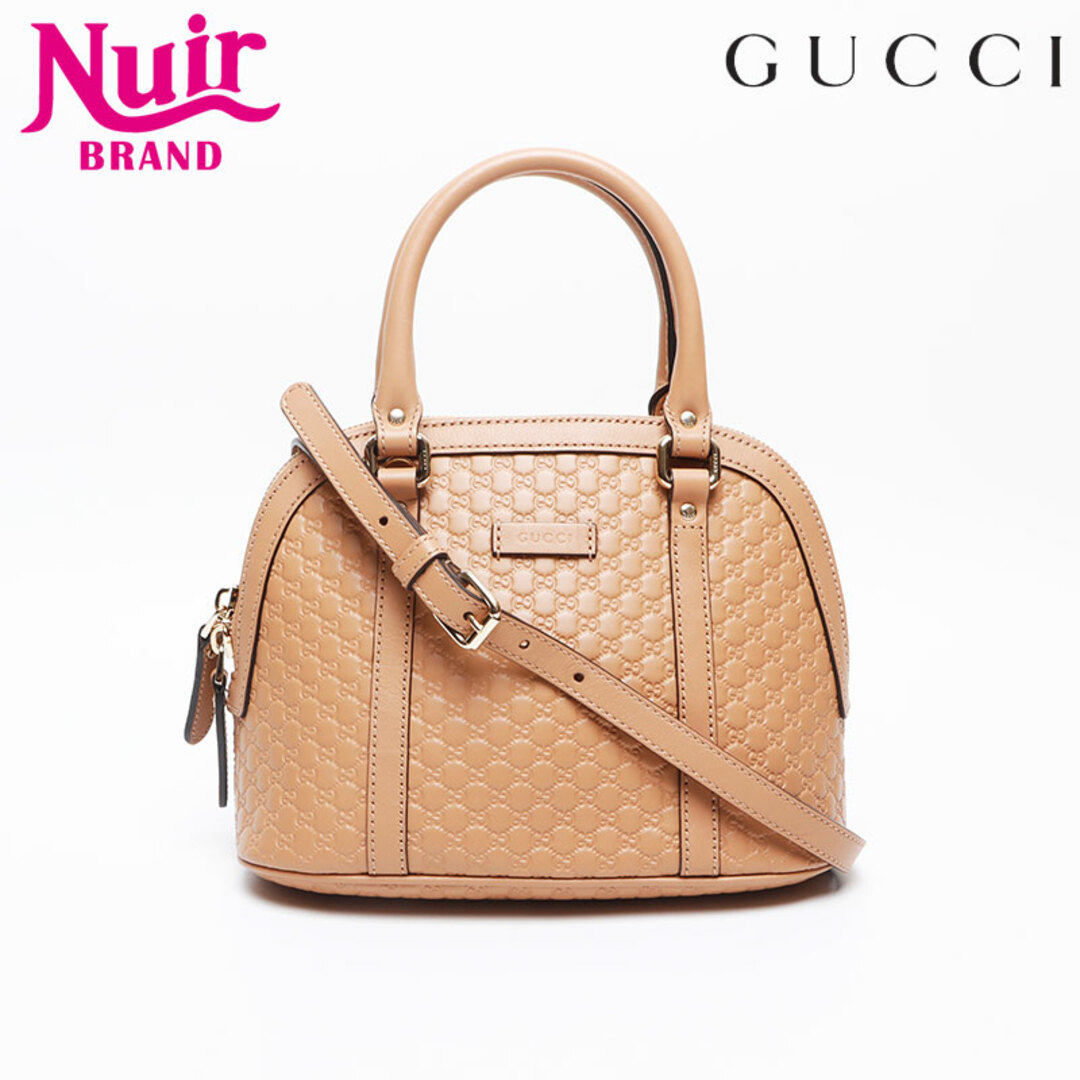 GUCCI - グッチ GUCCI マイクロ GG シマ レザー 2way ショルダー GUCCI - グッチ GUCCI マイクロ GG シマ レザー 2way ショルダー