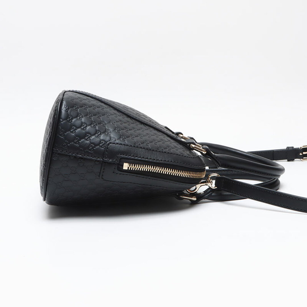 GUCCI - グッチ GUCCI マイクロ GG シマ レザー 2way ショルダー GUCCI - グッチ GUCCI マイクロ GG シマ レザー 2way ショルダー