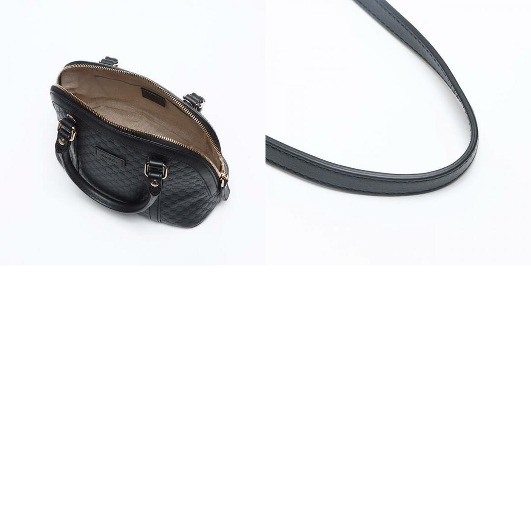 GUCCI - グッチ GUCCI マイクロ GG シマ レザー 2way ショルダー GUCCI - グッチ GUCCI マイクロ GG シマ レザー 2way ショルダー