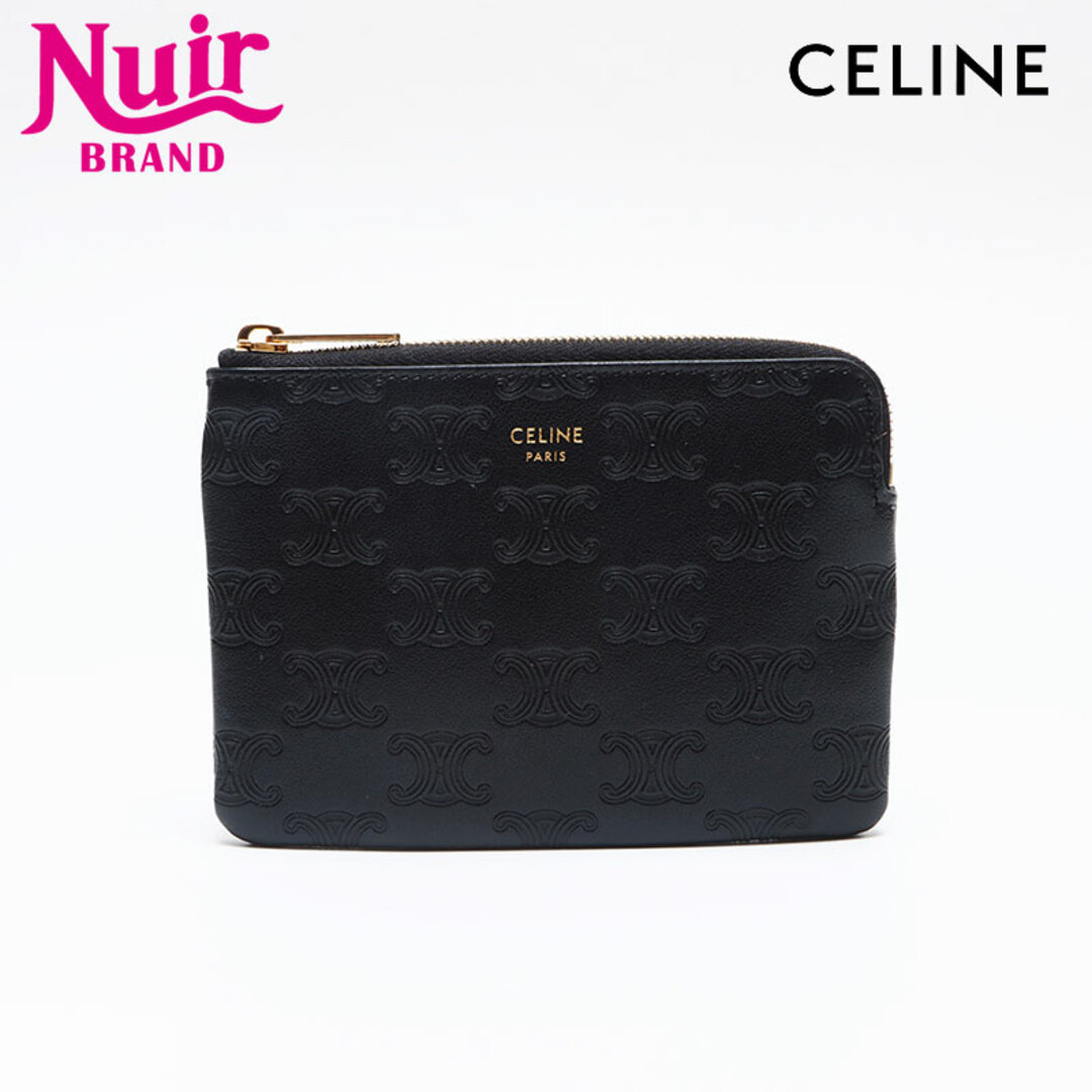 CELINE - セリーヌ CELINE レザー マカダム カードケース CELINE - セリーヌ CELINE レザー マカダム カードケース