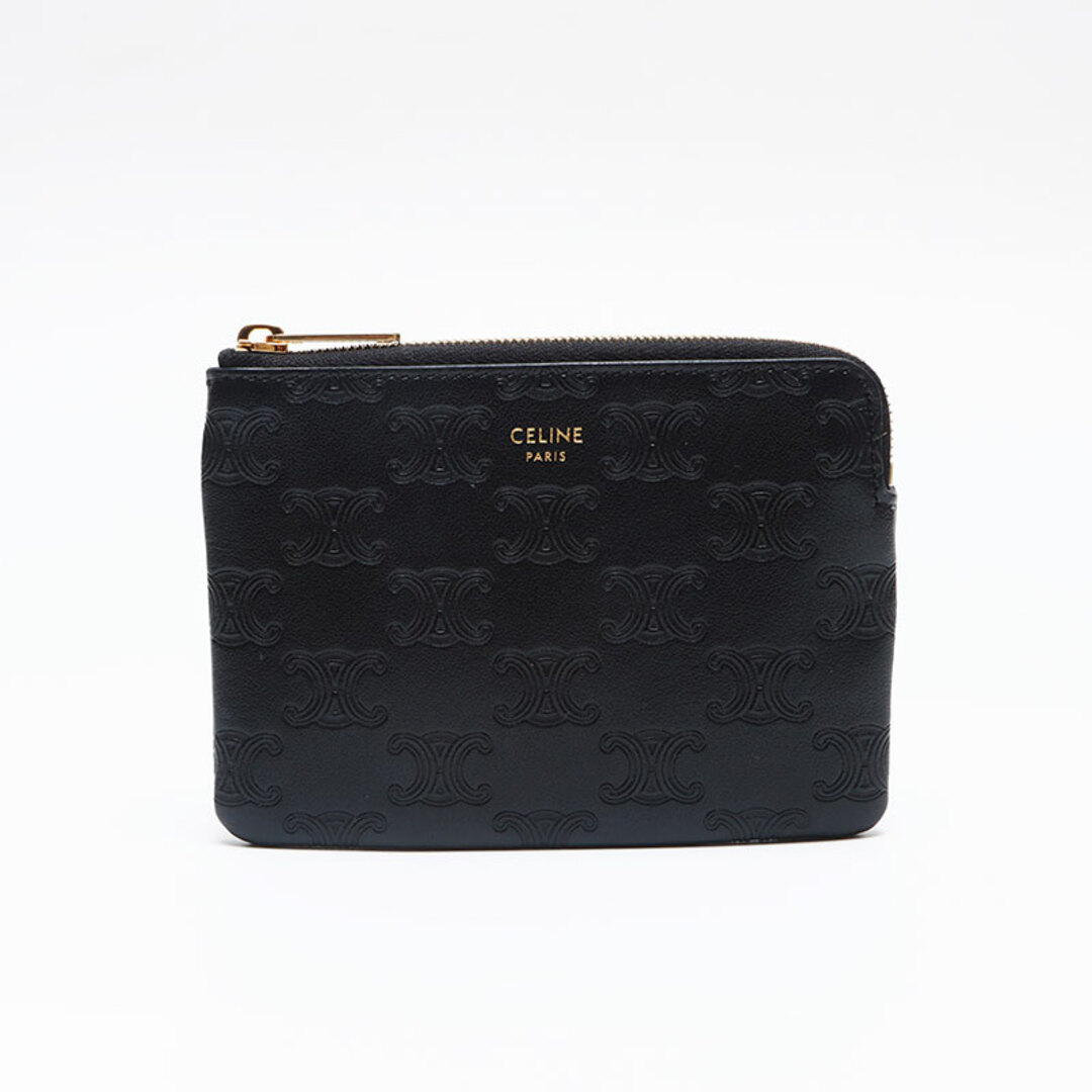 CELINE - セリーヌ CELINE レザー マカダム カードケース CELINE - セリーヌ CELINE レザー マカダム カードケース