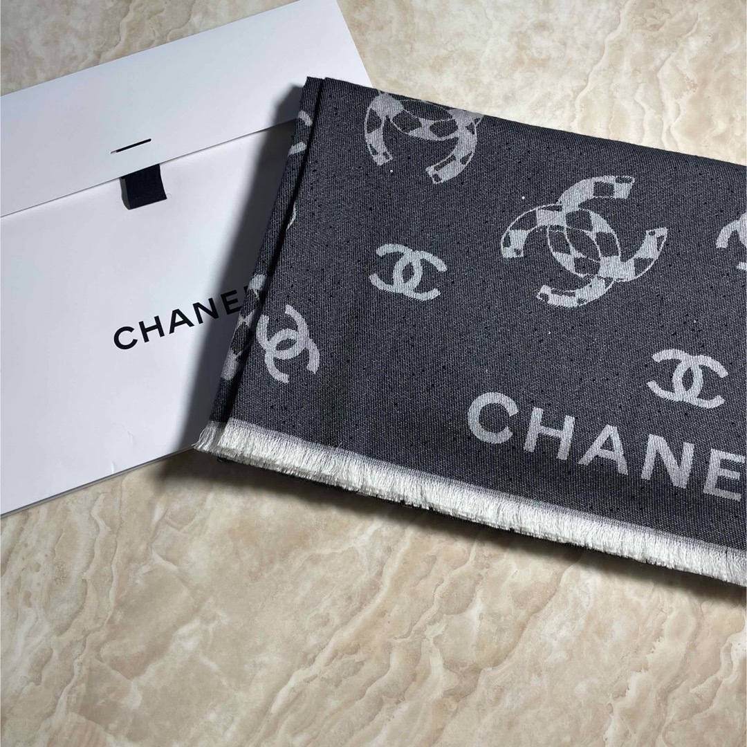 CHANEL - CHANEL シャネル ストール スカーフの通販 by CHANEL - CHANEL シャネル ストール スカーフの通販 by