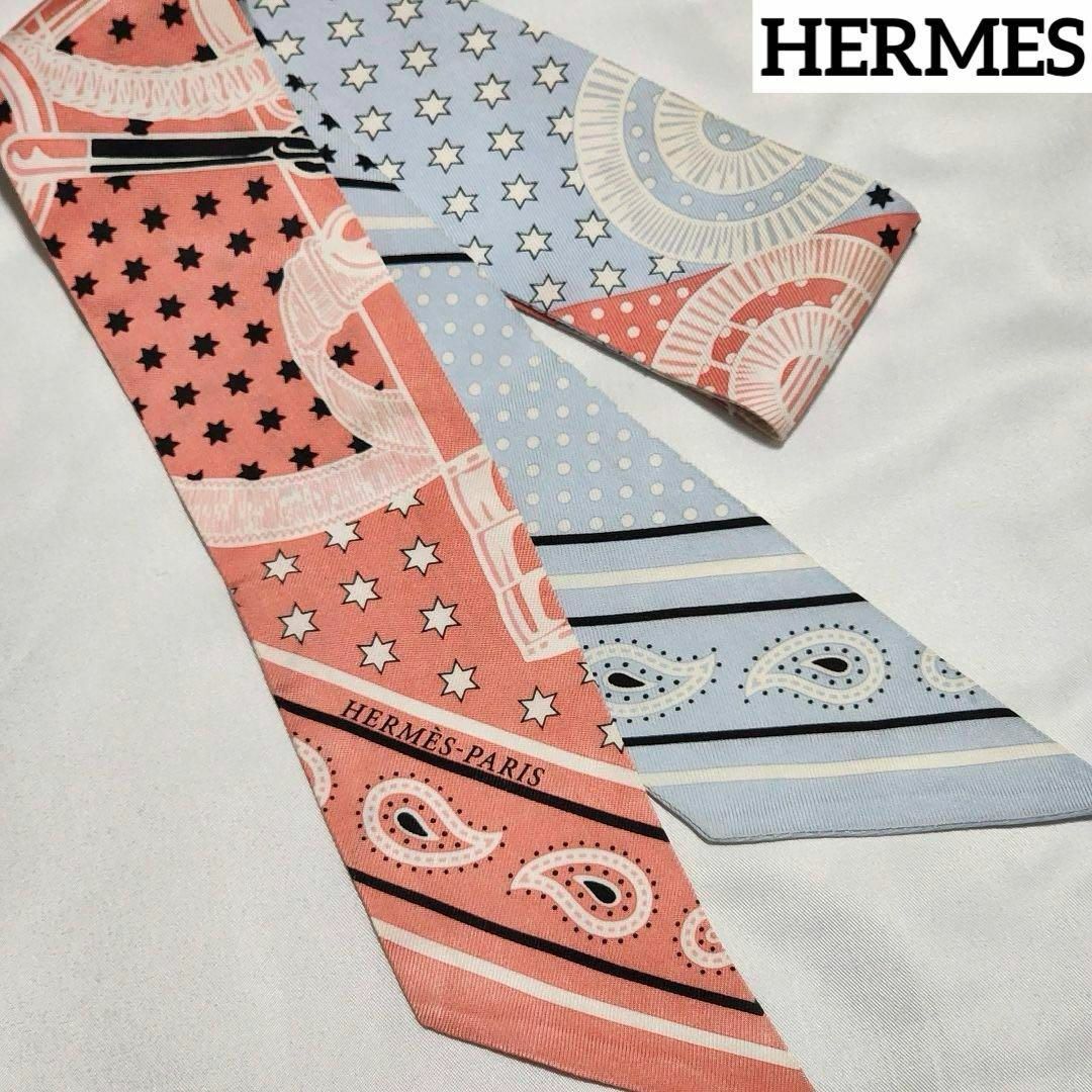 HERMES - ☆HERMES☆ スカーフ ツイリー エプロンドールカット HERMES - ☆HERMES☆ スカーフ ツイリー エプロンドールカット