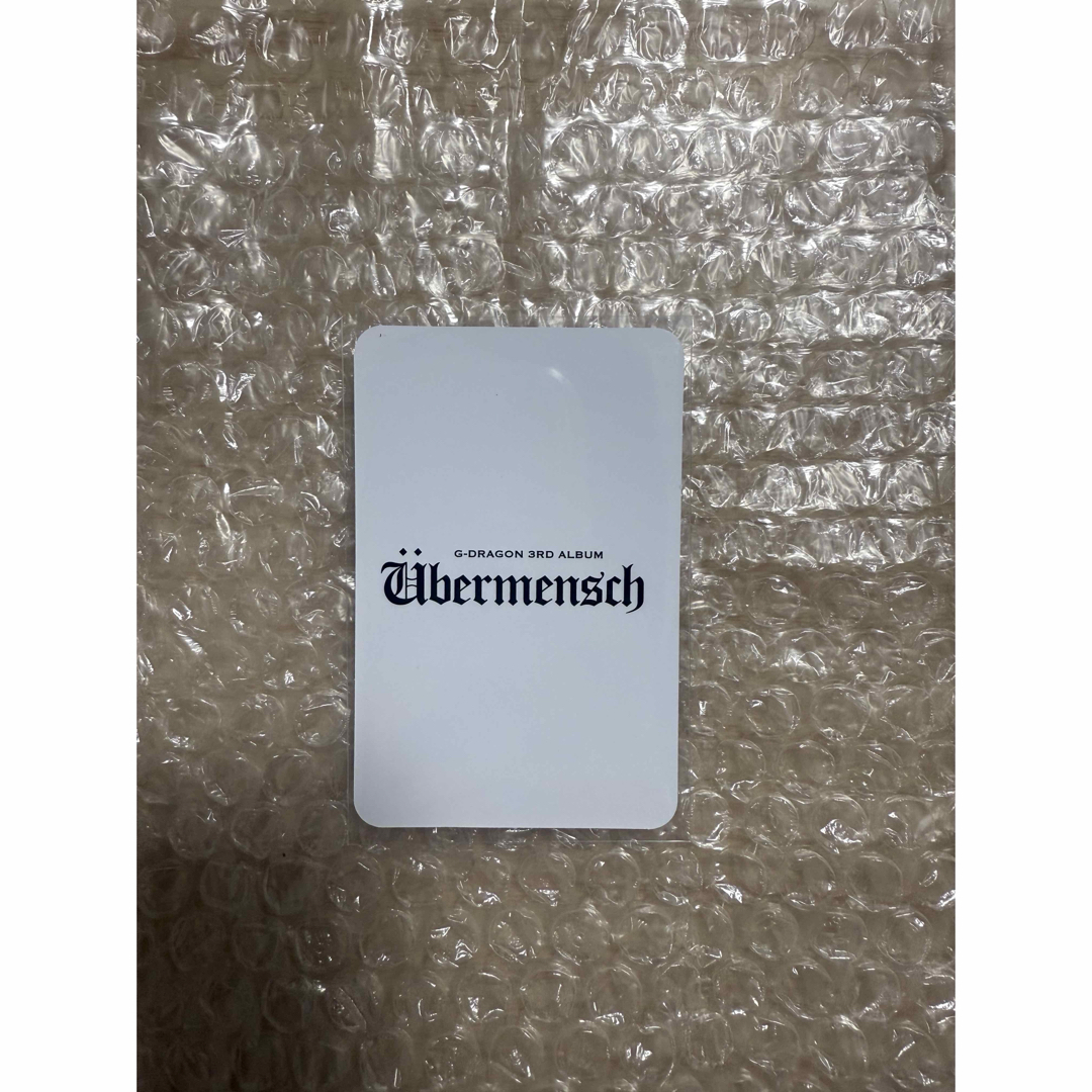 G-DRAGON ジヨン Übermensch YES24 購入特典 トレカ②の通販 by G-DRAGON ジヨン Übermensch YES24 購入特典 トレカ②の通販 by