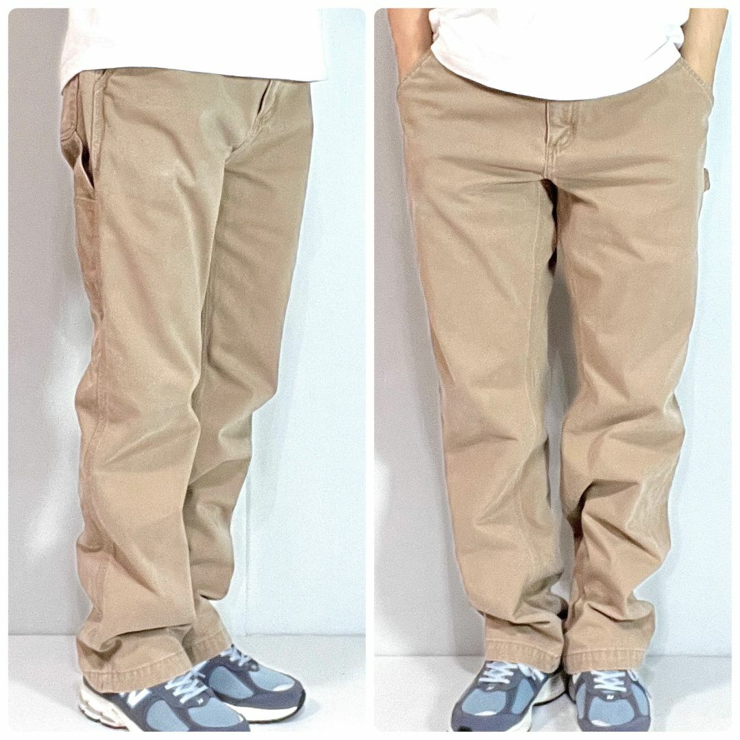 carhartt - カーハート W34L32 ベージュ コットンツイル carhartt - カーハート W34L32 ベージュ コットンツイル