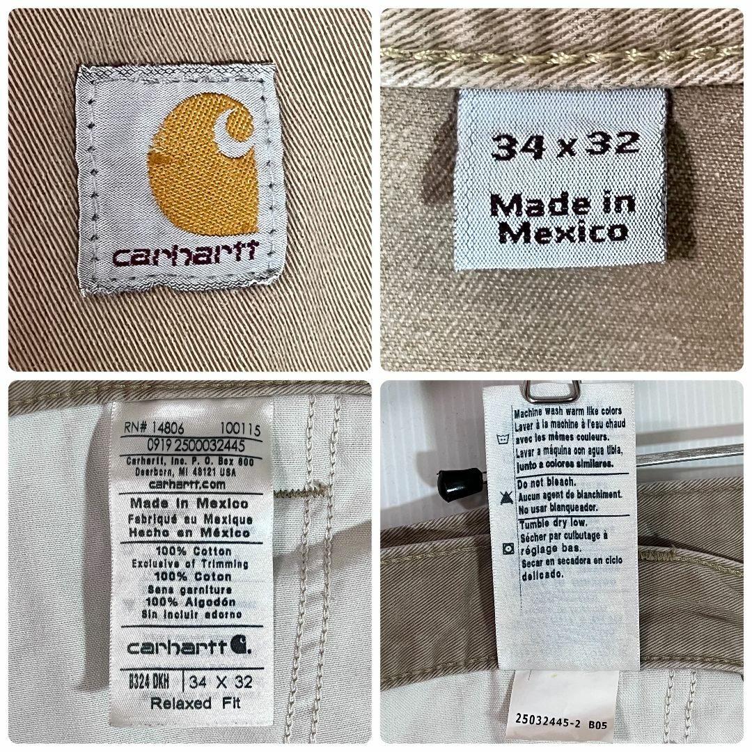 carhartt - カーハート W34L32 ベージュ コットンツイル carhartt - カーハート W34L32 ベージュ コットンツイル