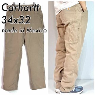 carhartt - カーハート W34L32 ベージュ コットンツイル carhartt - カーハート W34L32 ベージュ コットンツイル