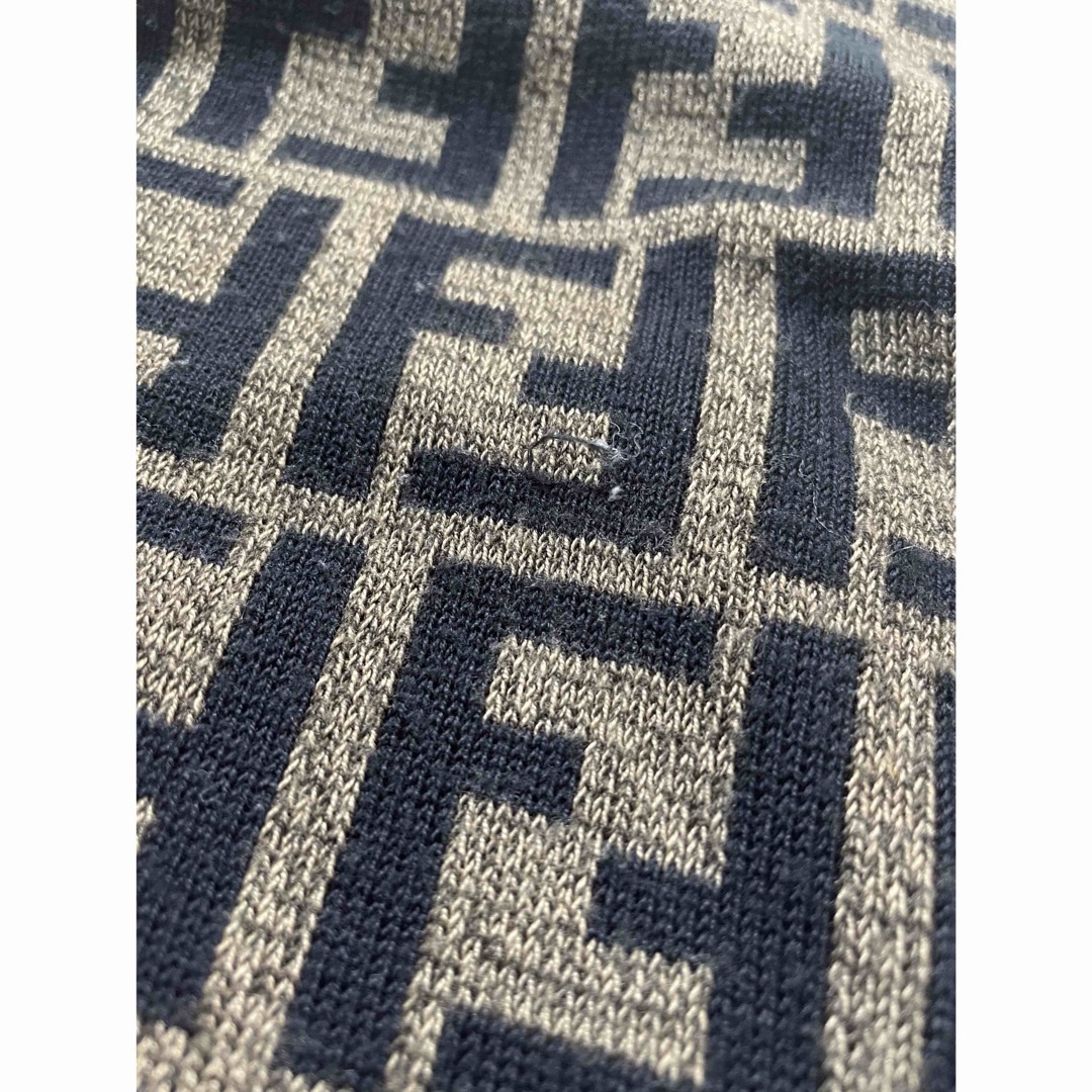 FENDI - FENDI ニット セーター 総柄 レディース 冬 長袖の通販 FENDI - FENDI ニット セーター 総柄 レディース 冬 長袖の通販