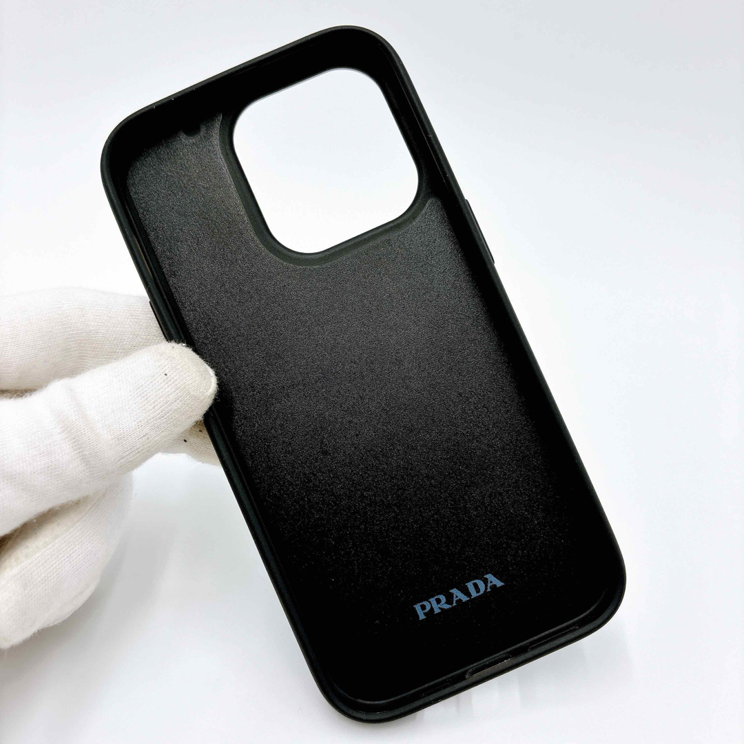 PRADA - 美品 * PRADA サフィアーノ 三角ロゴ iPhone 14 pro PRADA - 美品 * PRADA サフィアーノ 三角ロゴ iPhone 14 pro