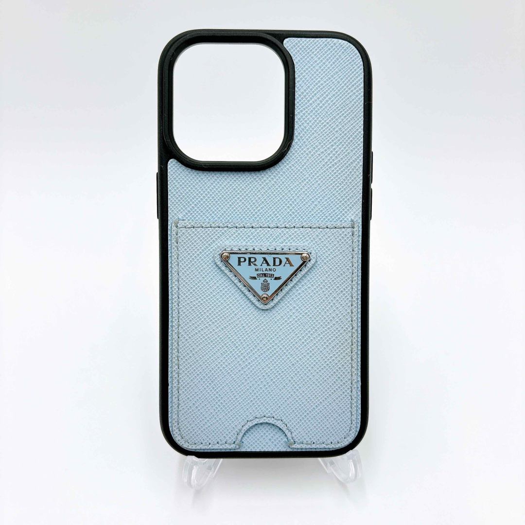 PRADA - 美品 * PRADA サフィアーノ 三角ロゴ iPhone 14 pro PRADA - 美品 * PRADA サフィアーノ 三角ロゴ iPhone 14 pro