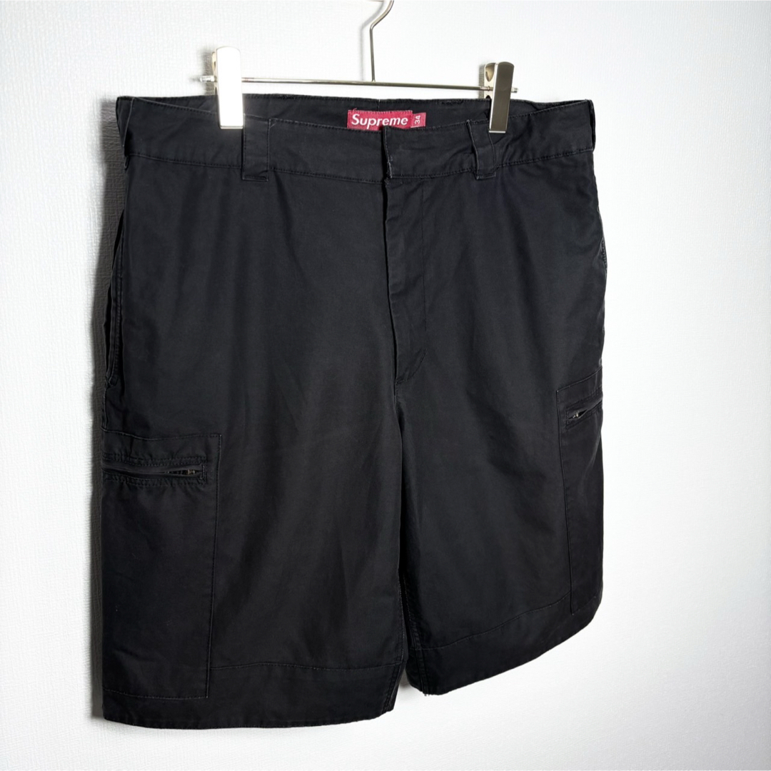 Supreme - 美品 Supreme カーゴショーツ ブラック size34の通販 Supreme - 美品 Supreme カーゴショーツ ブラック size34の通販