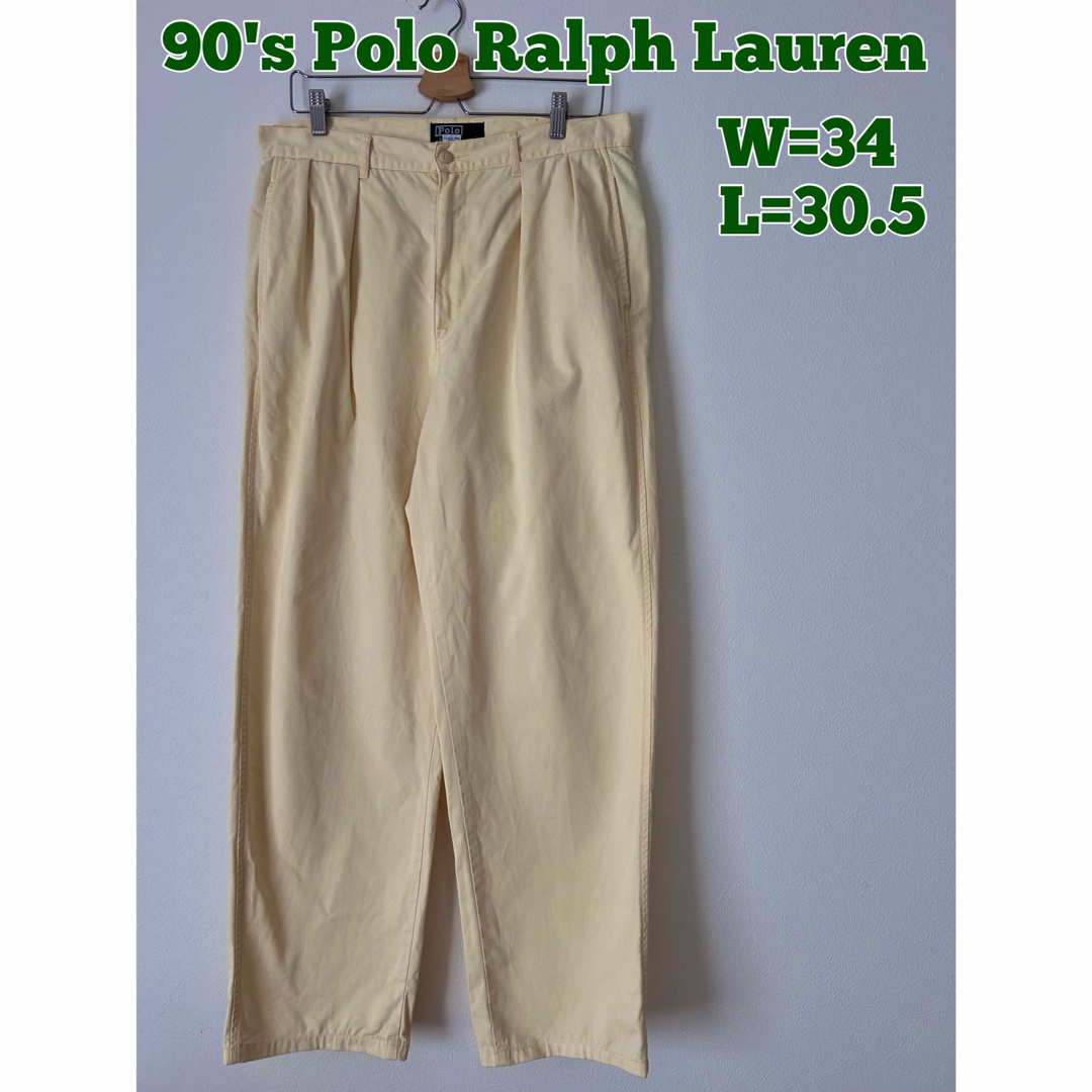 POLO RALPH LAUREN - 90's Polo Ralph Lauren チノパン ポロチノ POLO RALPH LAUREN - 90's Polo Ralph Lauren チノパン ポロチノ