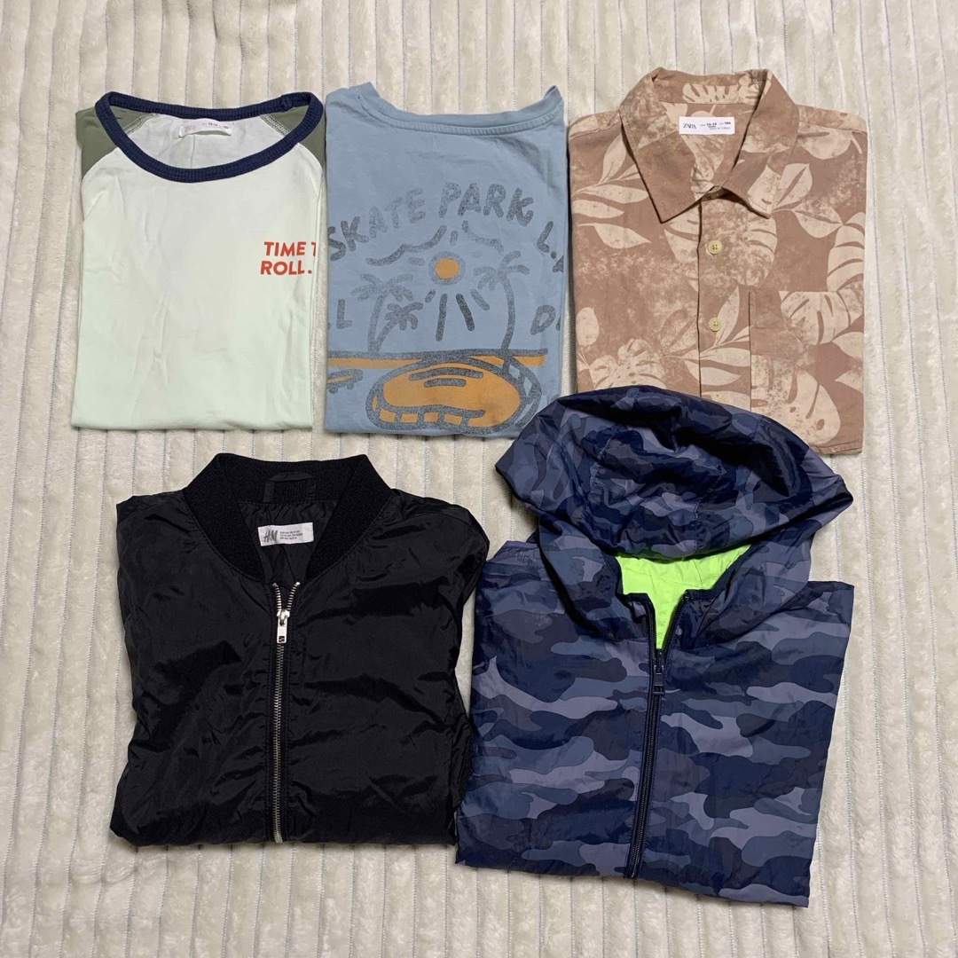 ZARA KIDS - 子供服 ZARA H&M トップス5点 男の子150-160の通販 ZARA KIDS - 子供服 ZARA H&M トップス5点 男の子150-160の通販