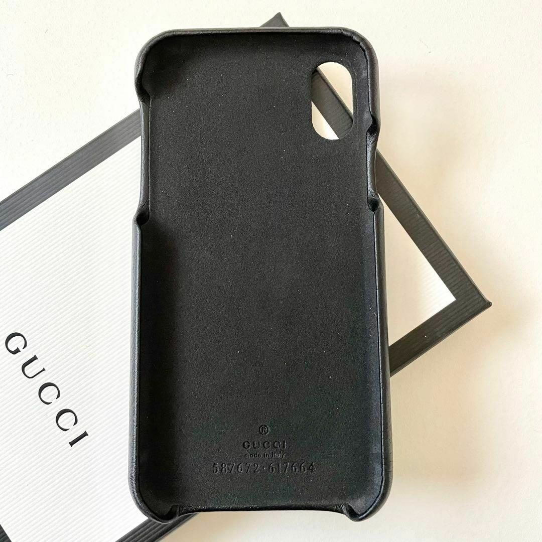 GUCCI - グッチ GUCCI iPhone X XS スマホケース GG 黒 ブラック GUCCI - グッチ GUCCI iPhone X XS スマホケース GG 黒 ブラック