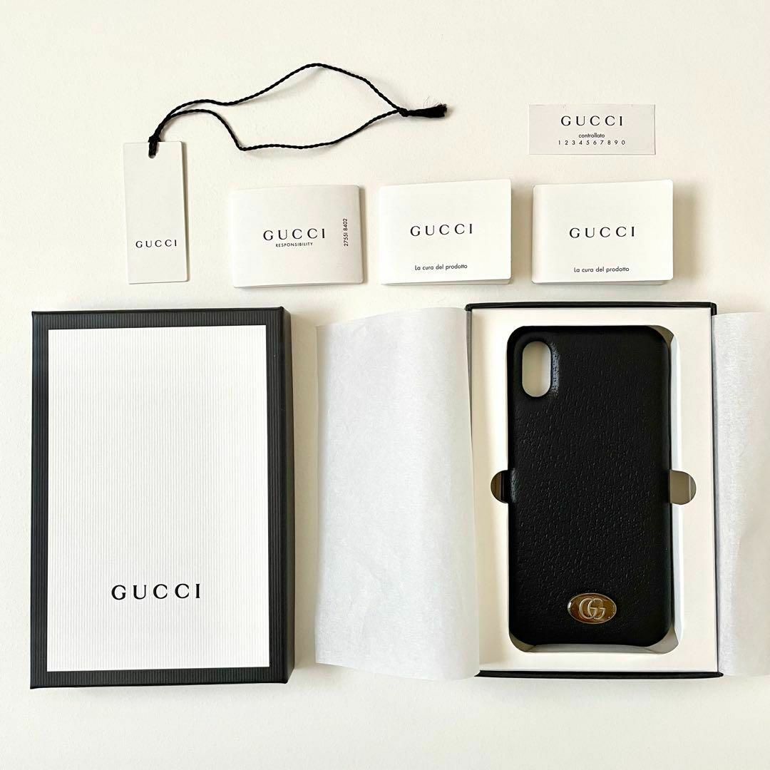 GUCCI - グッチ GUCCI iPhone X XS スマホケース GG 黒 ブラック GUCCI - グッチ GUCCI iPhone X XS スマホケース GG 黒 ブラック