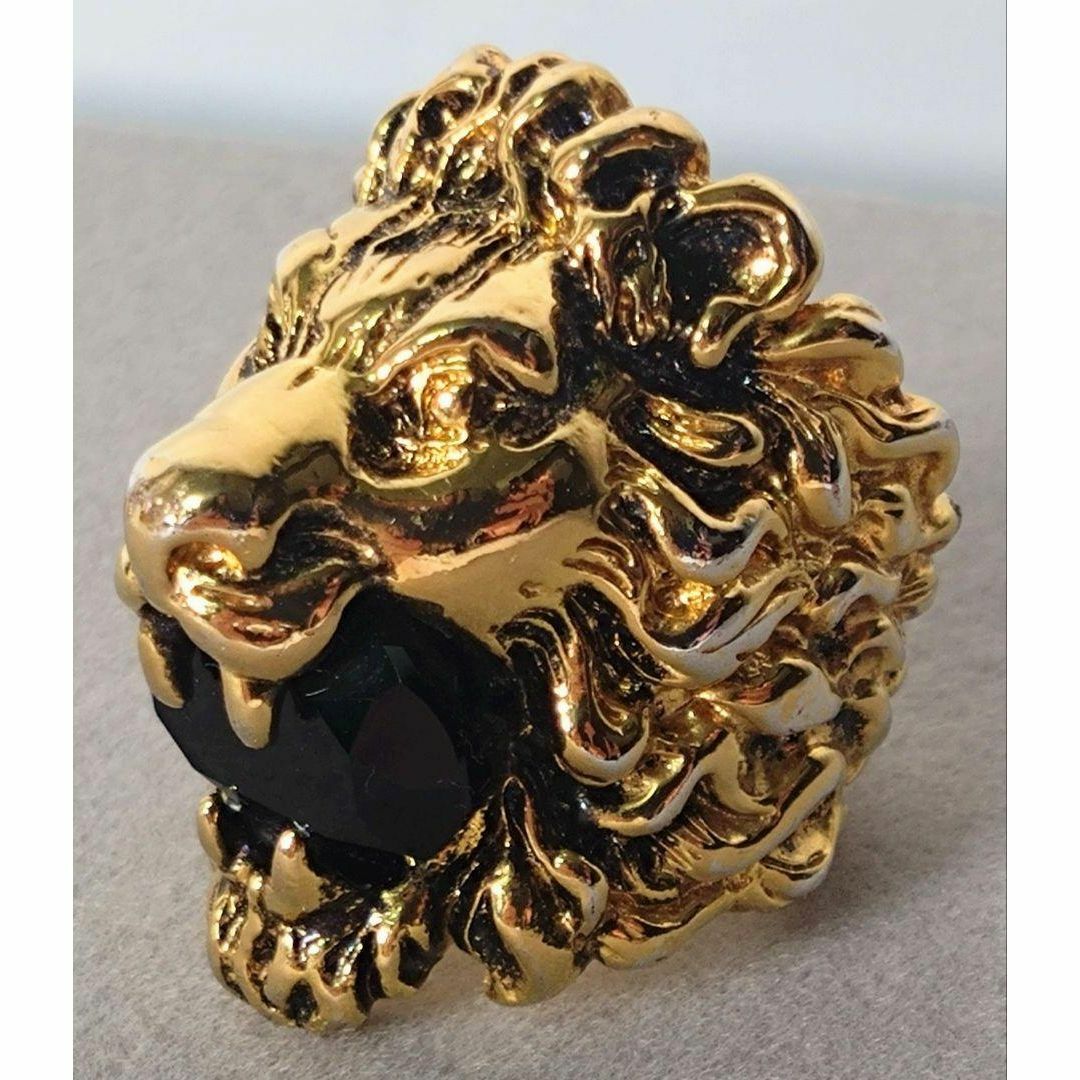 全ての グッチ Gucci - GUCCI ライオンヘッド カラーストーン リング その他