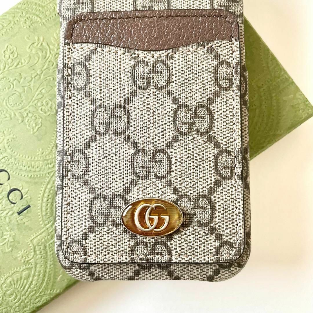 GUCCI - グッチ GUCCI iPhone13 スマホカバー GGキャンバス GUCCI - グッチ GUCCI iPhone13 スマホカバー GGキャンバス