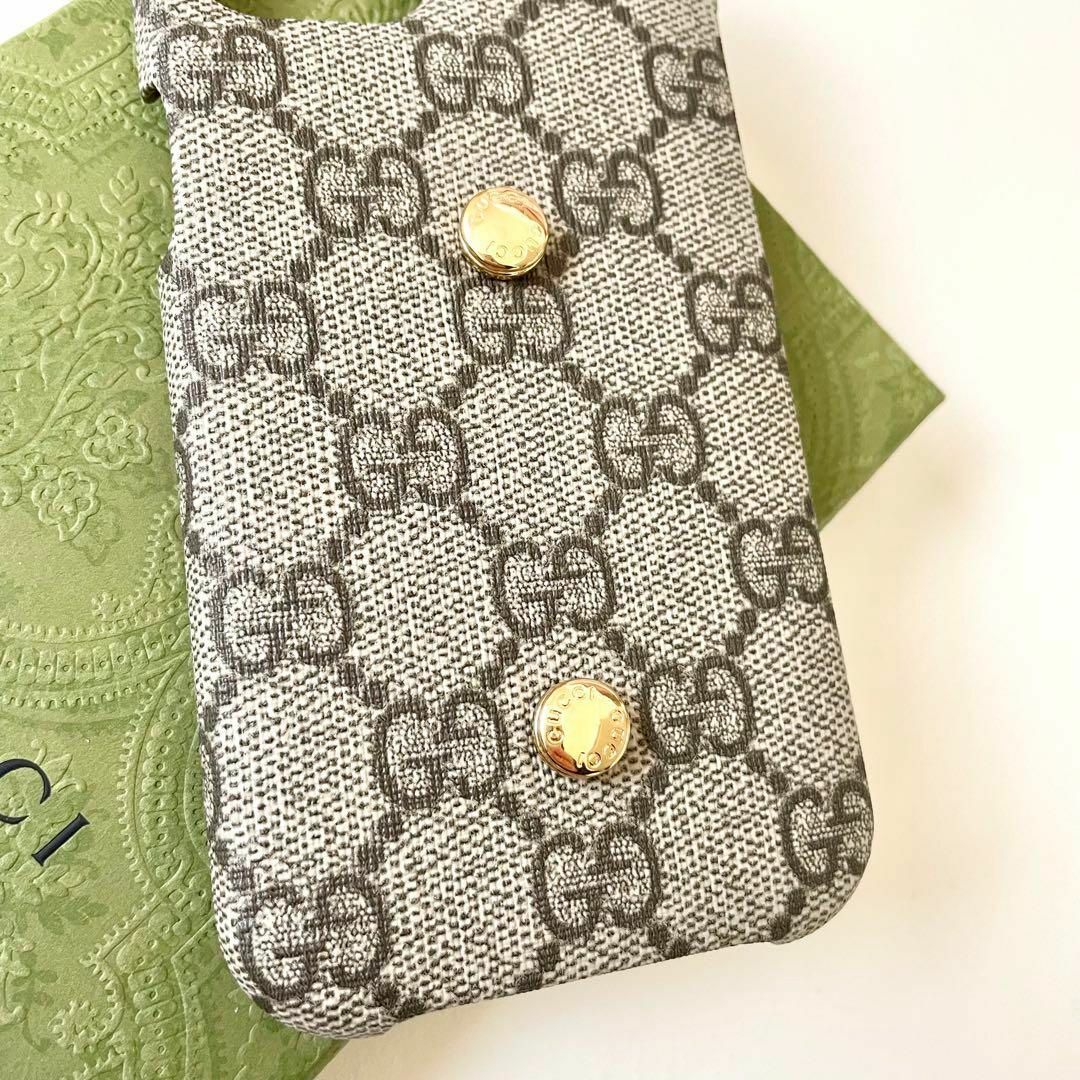 GUCCI - グッチ GUCCI iPhone13 スマホカバー GGキャンバス GUCCI - グッチ GUCCI iPhone13 スマホカバー GGキャンバス