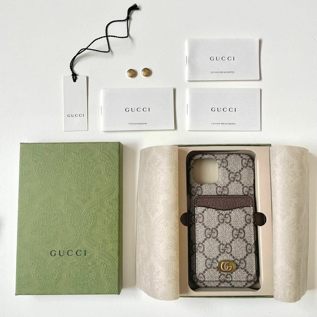 GUCCI - グッチ GUCCI iPhone13 スマホカバー GGキャンバス GUCCI - グッチ GUCCI iPhone13 スマホカバー GGキャンバス