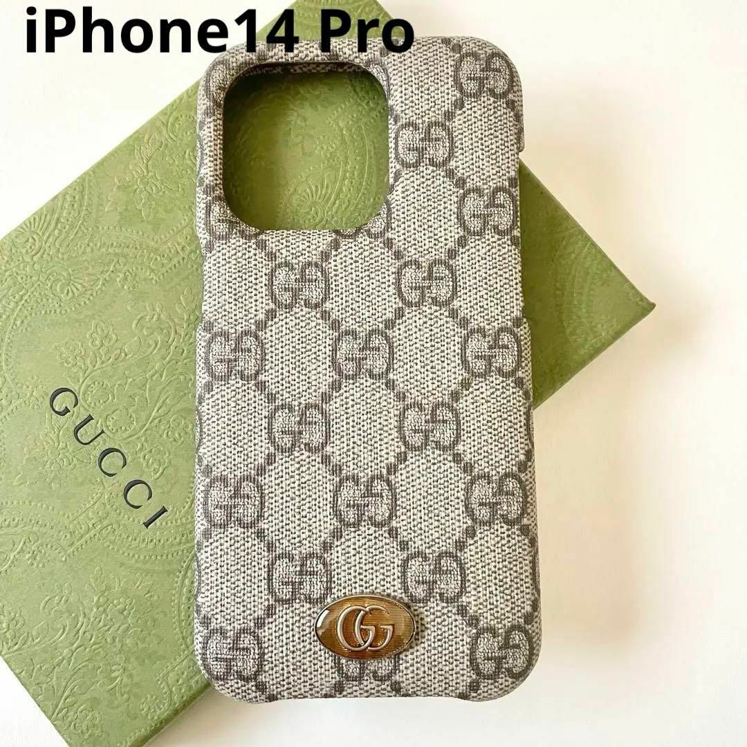 GUCCI - グッチ GUCCI iPhone14 Pro スマホケース GGス GUCCI - グッチ GUCCI iPhone14 Pro スマホケース GGス