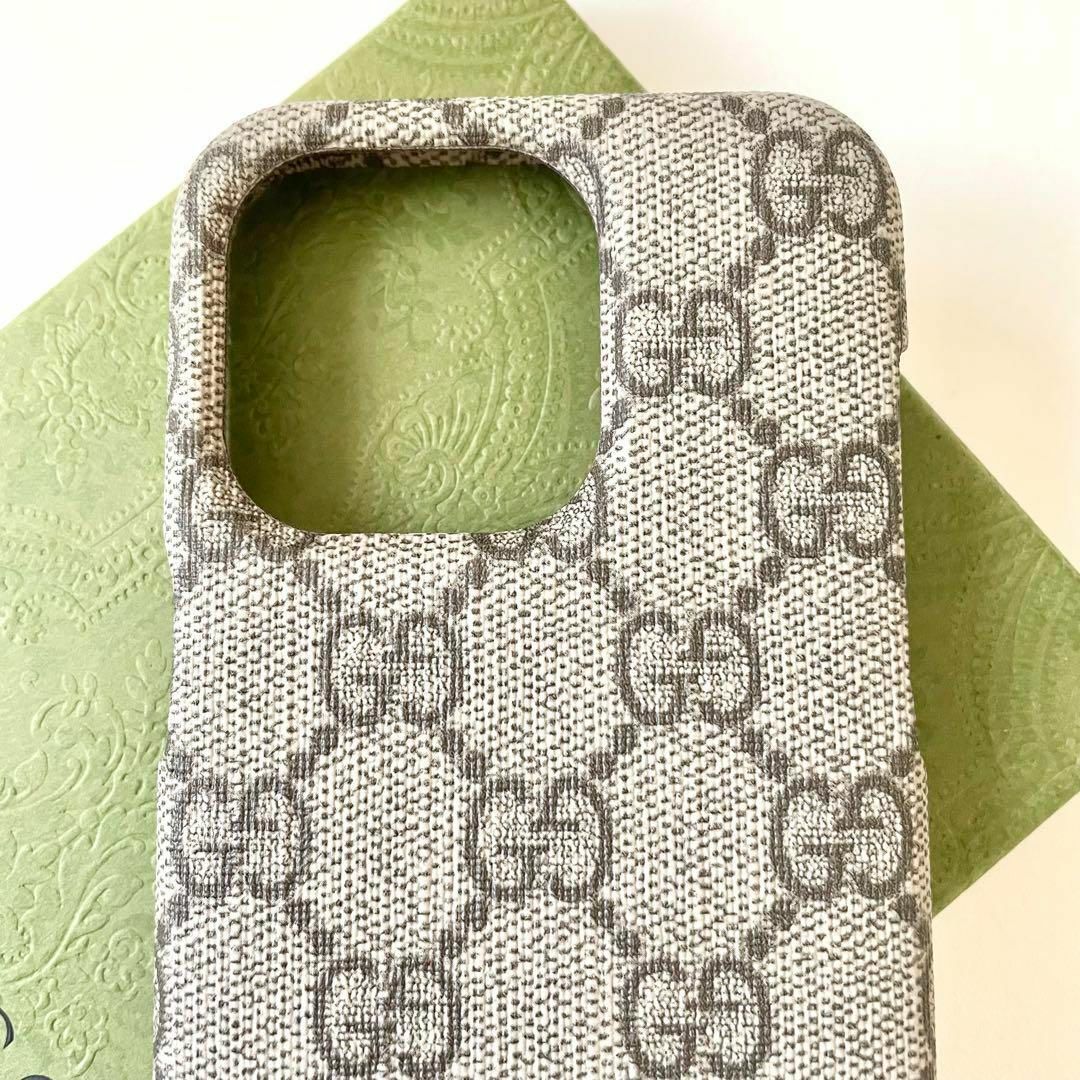GUCCI - グッチ GUCCI iPhone14 Pro スマホケース GGス GUCCI - グッチ GUCCI iPhone14 Pro スマホケース GGス