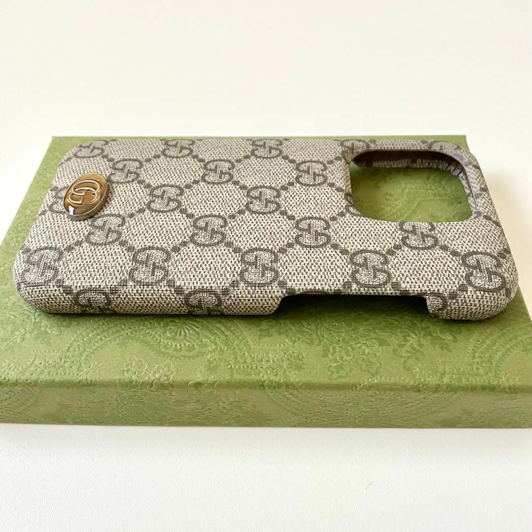 GUCCI - グッチ GUCCI iPhone14 Pro スマホケース GGス GUCCI - グッチ GUCCI iPhone14 Pro スマホケース GGス