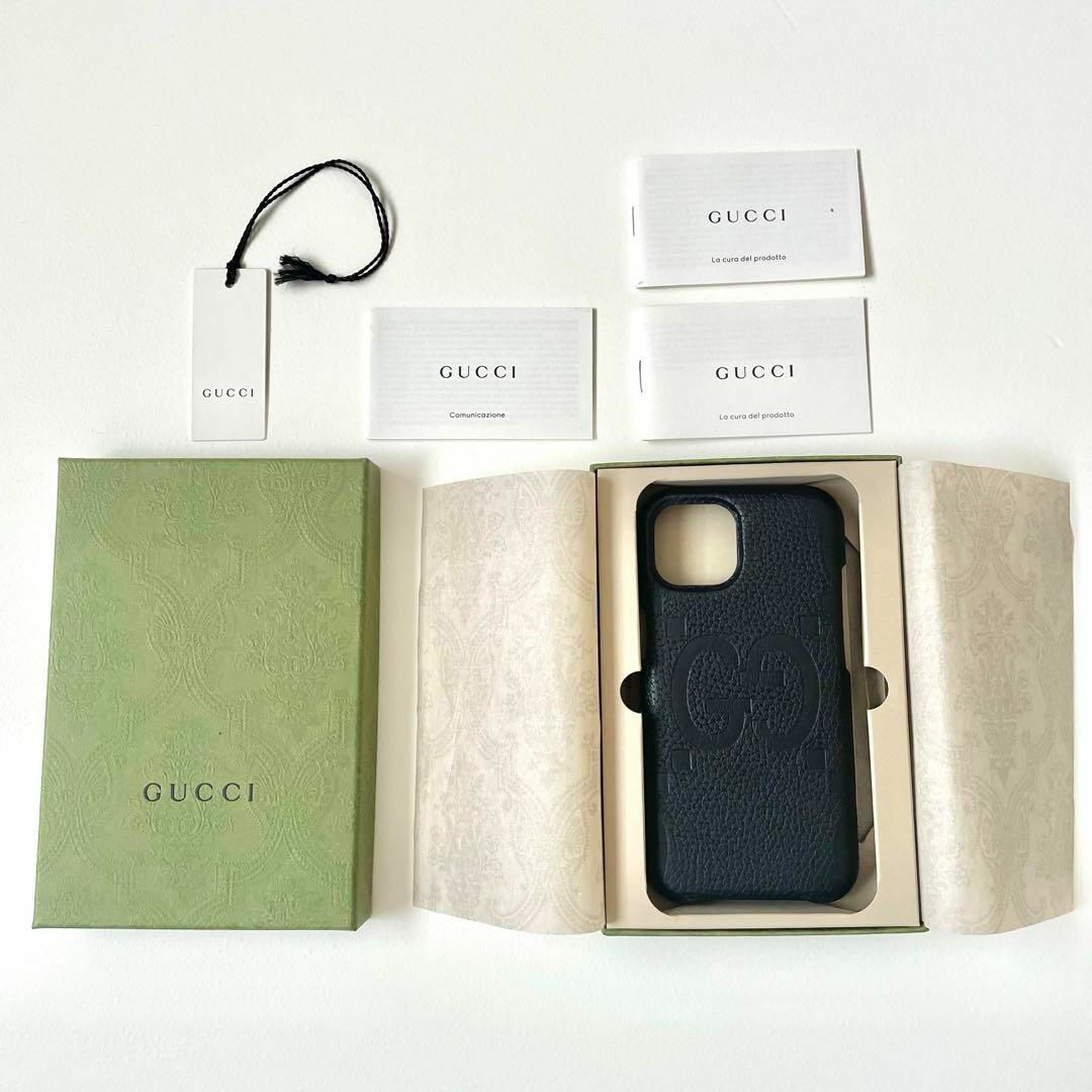 GUCCI - グッチ GUCCI iPhone15 スマホケース GG ジャンボ GUCCI - グッチ GUCCI iPhone15 スマホケース GG ジャンボ