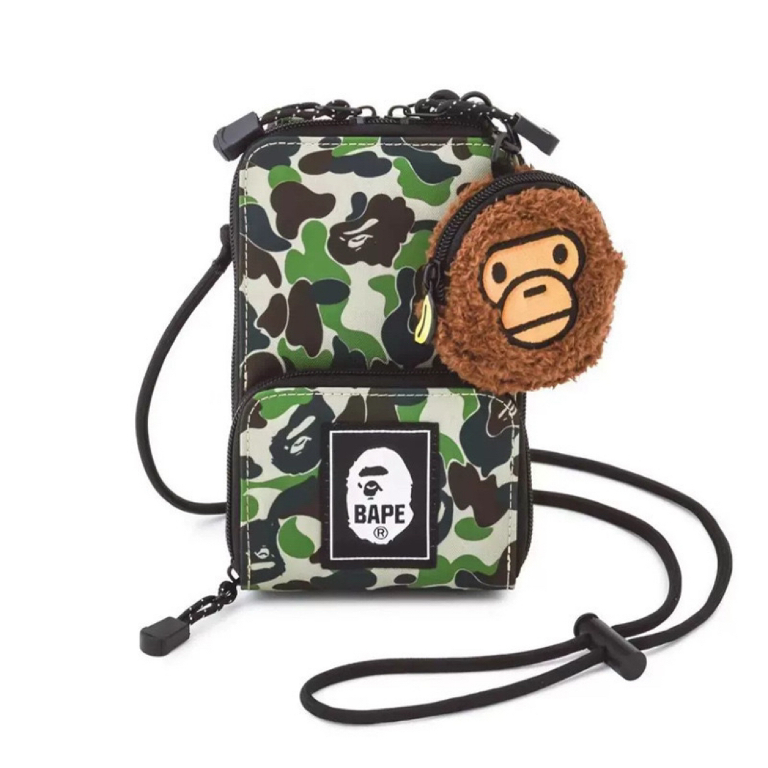 A BATHING APE - 新品・未使用☆A BATHING APE スマホショルダー A BATHING APE - 新品・未使用☆A BATHING APE スマホショルダー