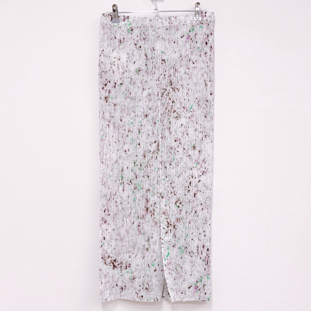 ISSEY MIYAKE - イッセイミヤケ MARBLE WASHI PLEATS ロング ISSEY MIYAKE - イッセイミヤケ MARBLE WASHI PLEATS ロング