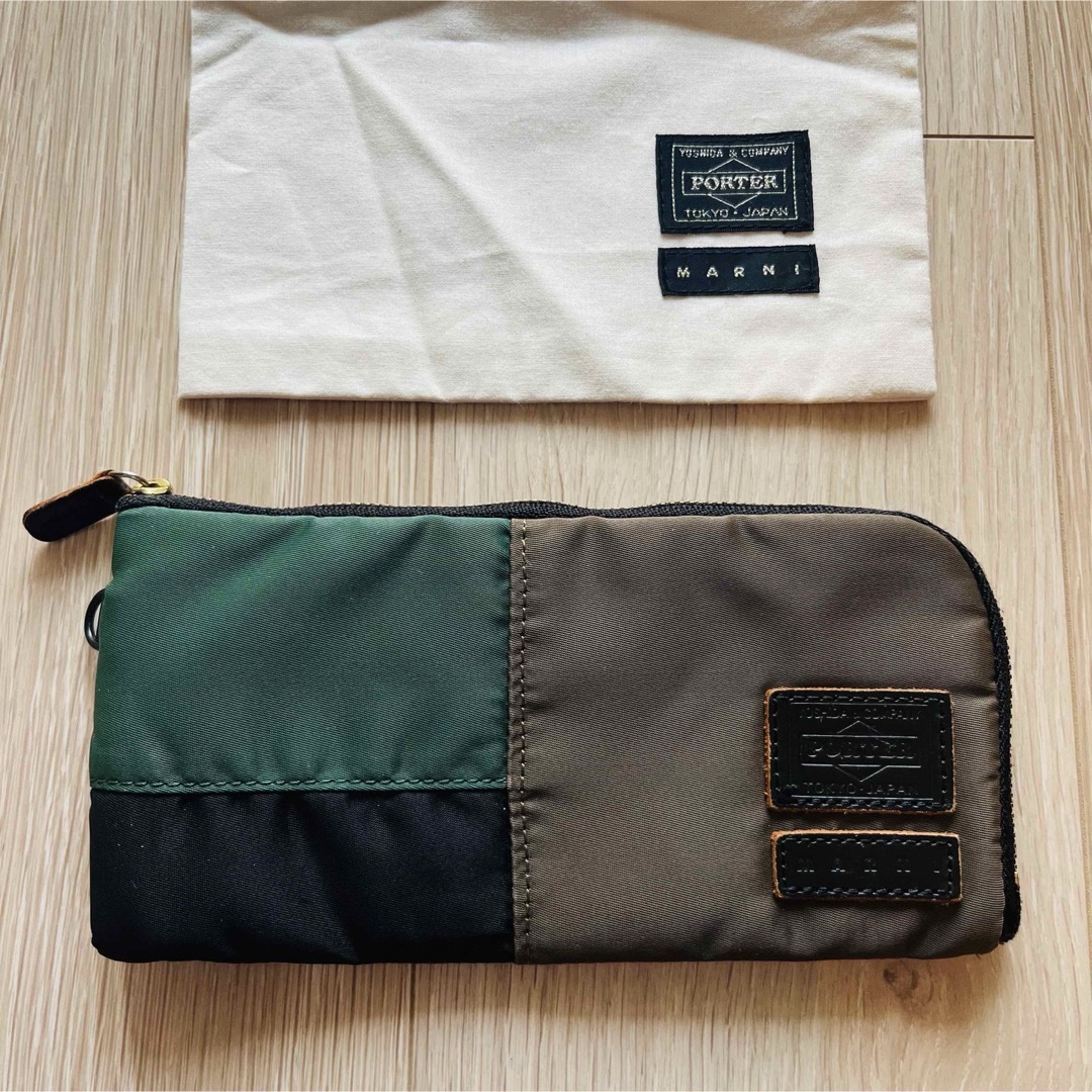 PORTER - MARNI×PORTER マルニ×ポーター L字ジップウォレット長 PORTER - MARNI×PORTER マルニ×ポーター L字ジップウォレット長