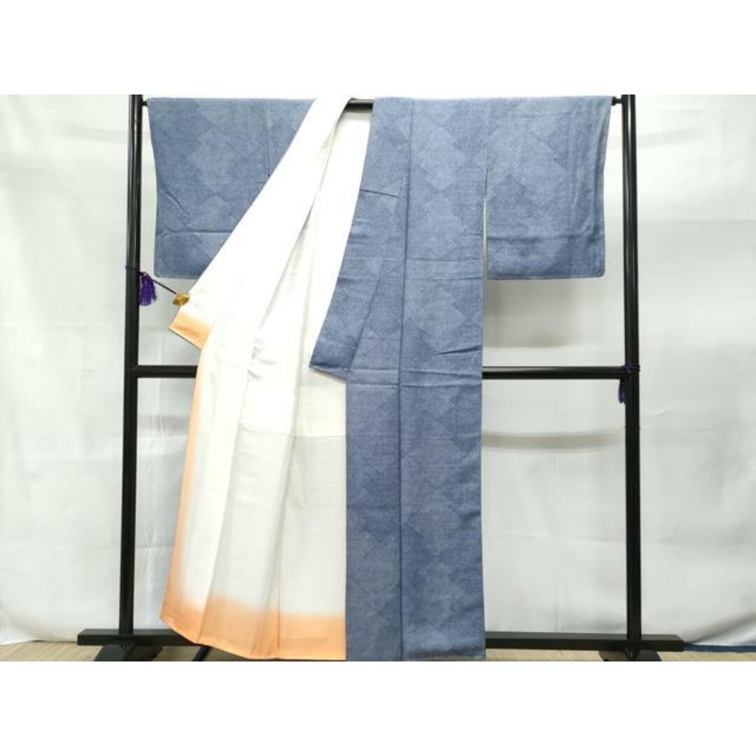 平和屋着物□江戸小紋 内田秀一作 松皮菱寄せ小紋柄 逸品 正絹 平和屋着物□江戸小紋 内田秀一作 松皮菱寄せ小紋柄 逸品 正絹