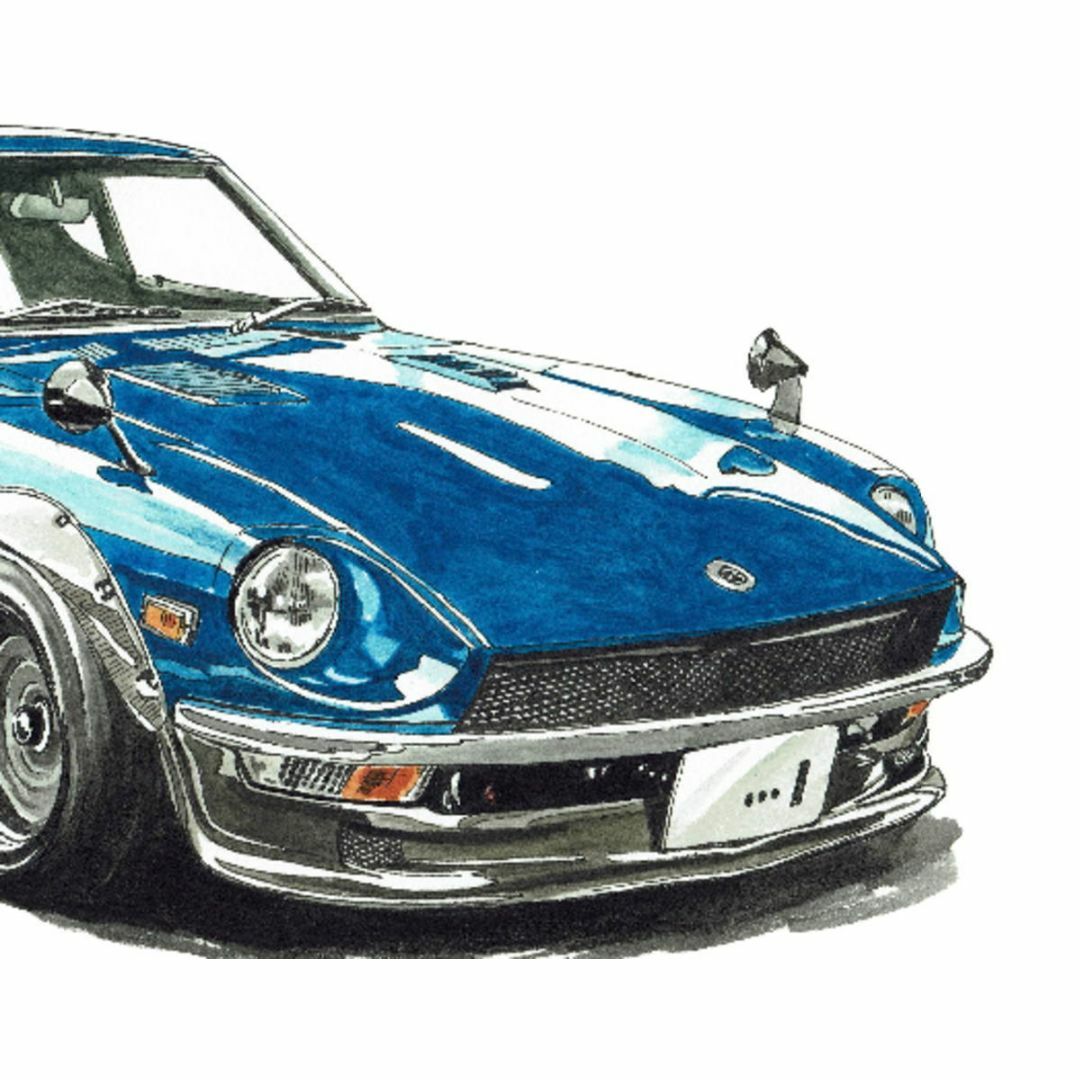 日産 - NC-752 240Z/Z32限定版画サイン額装作家平右ヱ門の通販 日産 - NC-752 240Z/Z32限定版画サイン額装作家平右ヱ門の通販