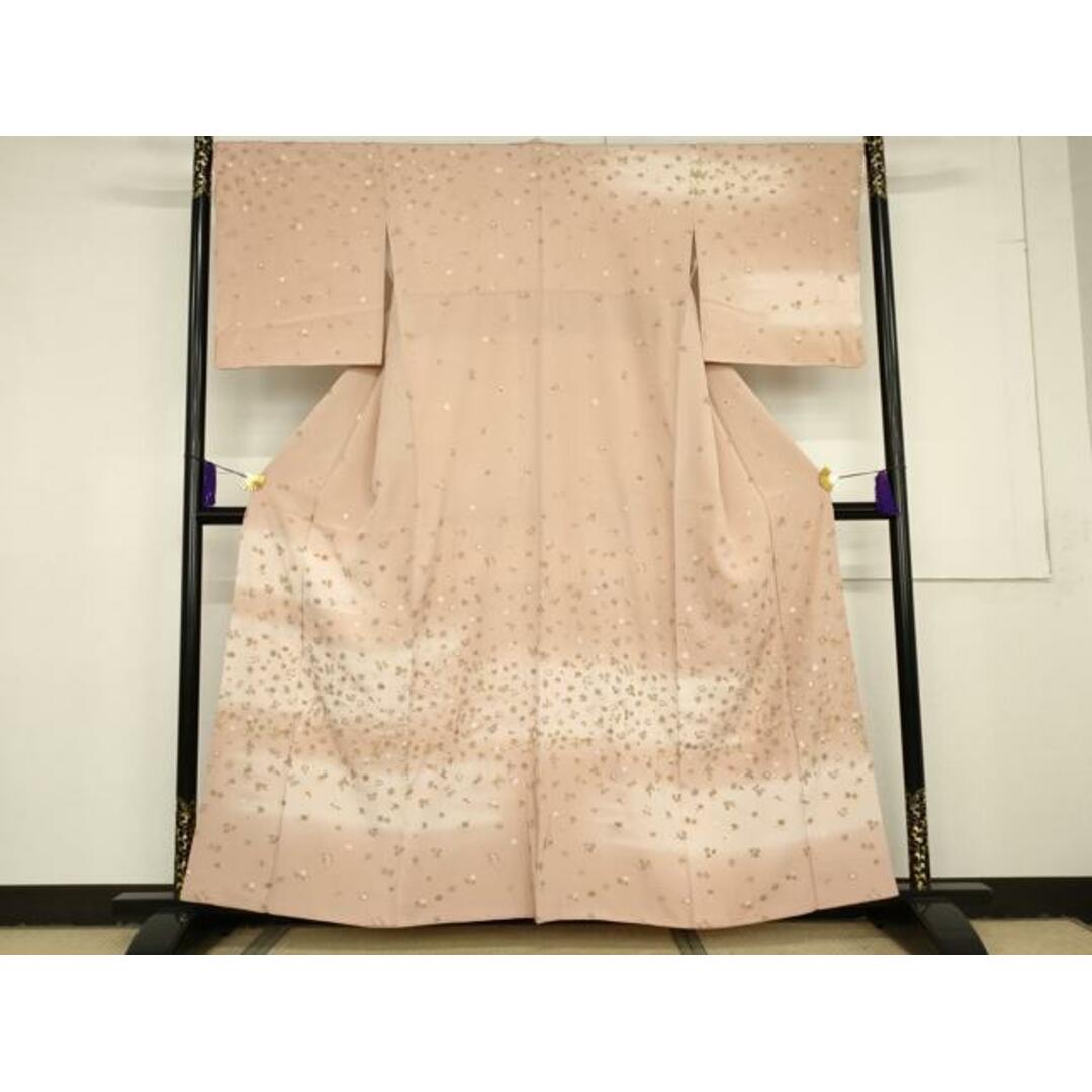 平和屋着物□訪問着 枝花文 暈し染め 金彩 鈴乃屋扱い 正絹 逸品 平和屋着物□訪問着 枝花文 暈し染め 金彩 鈴乃屋扱い 正絹 逸品